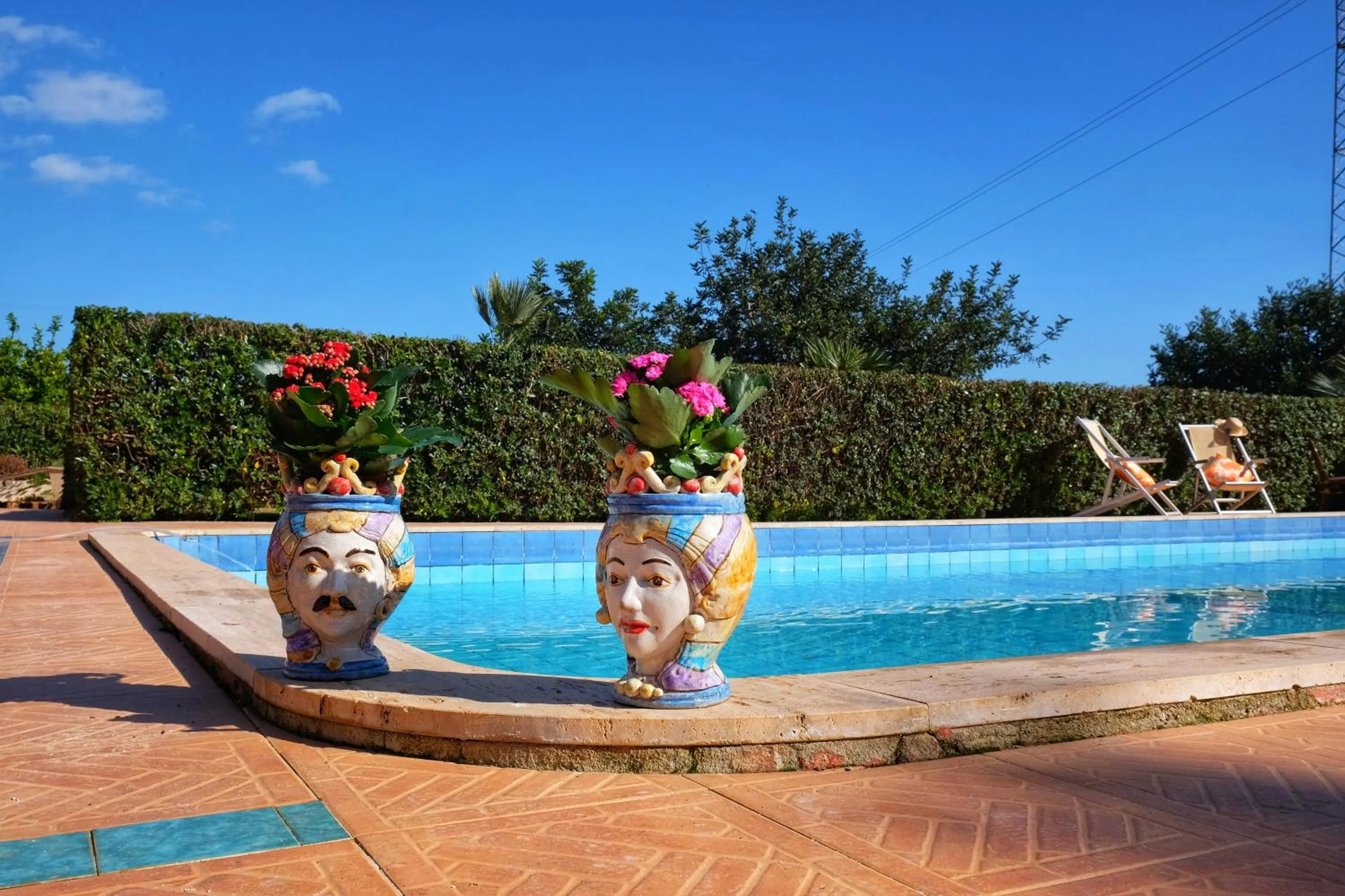 Swimming pool in B&B Il Mandorleto Avola