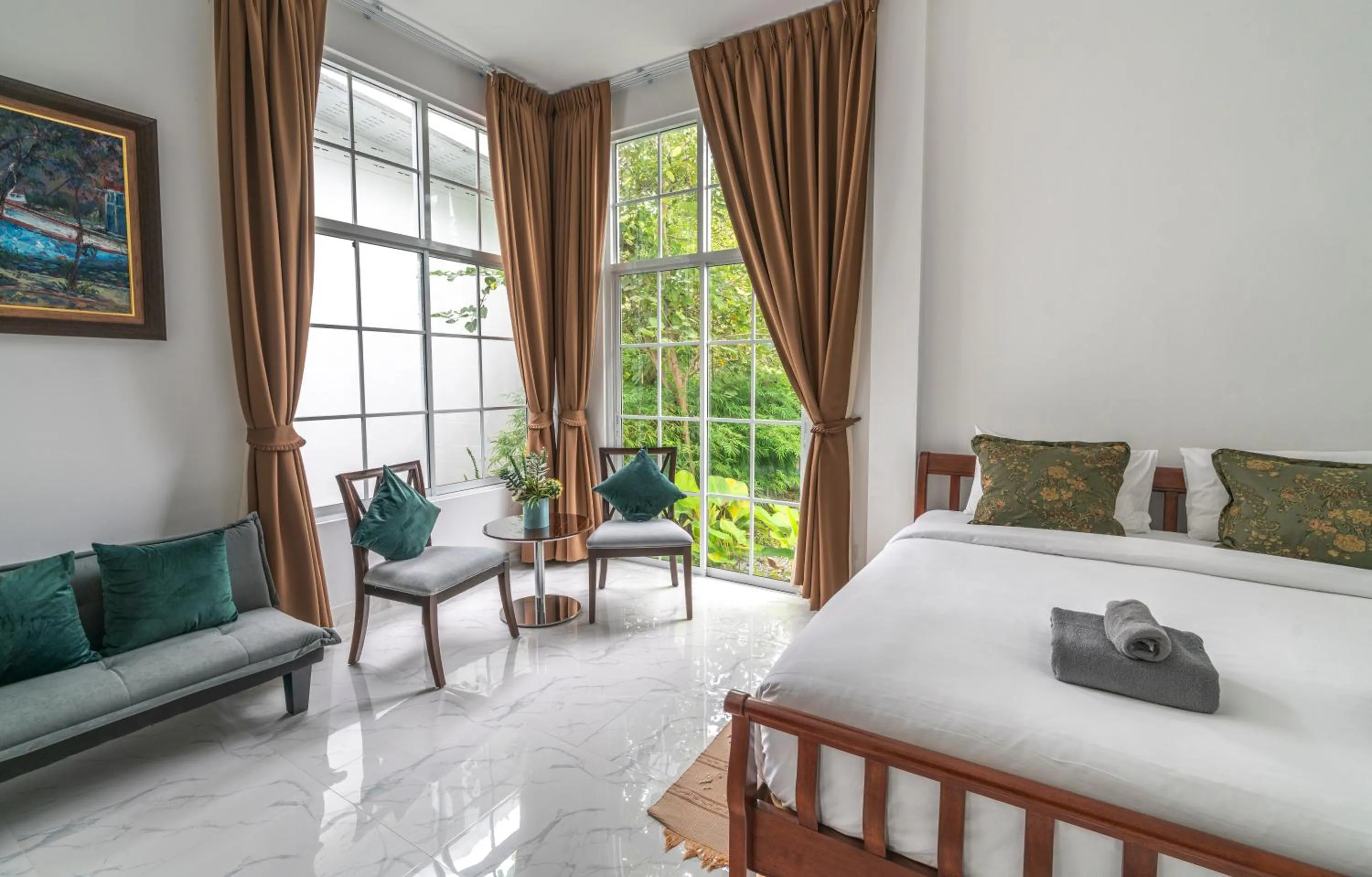 Bedroom, Bed in Utapao sattahip rayong resort