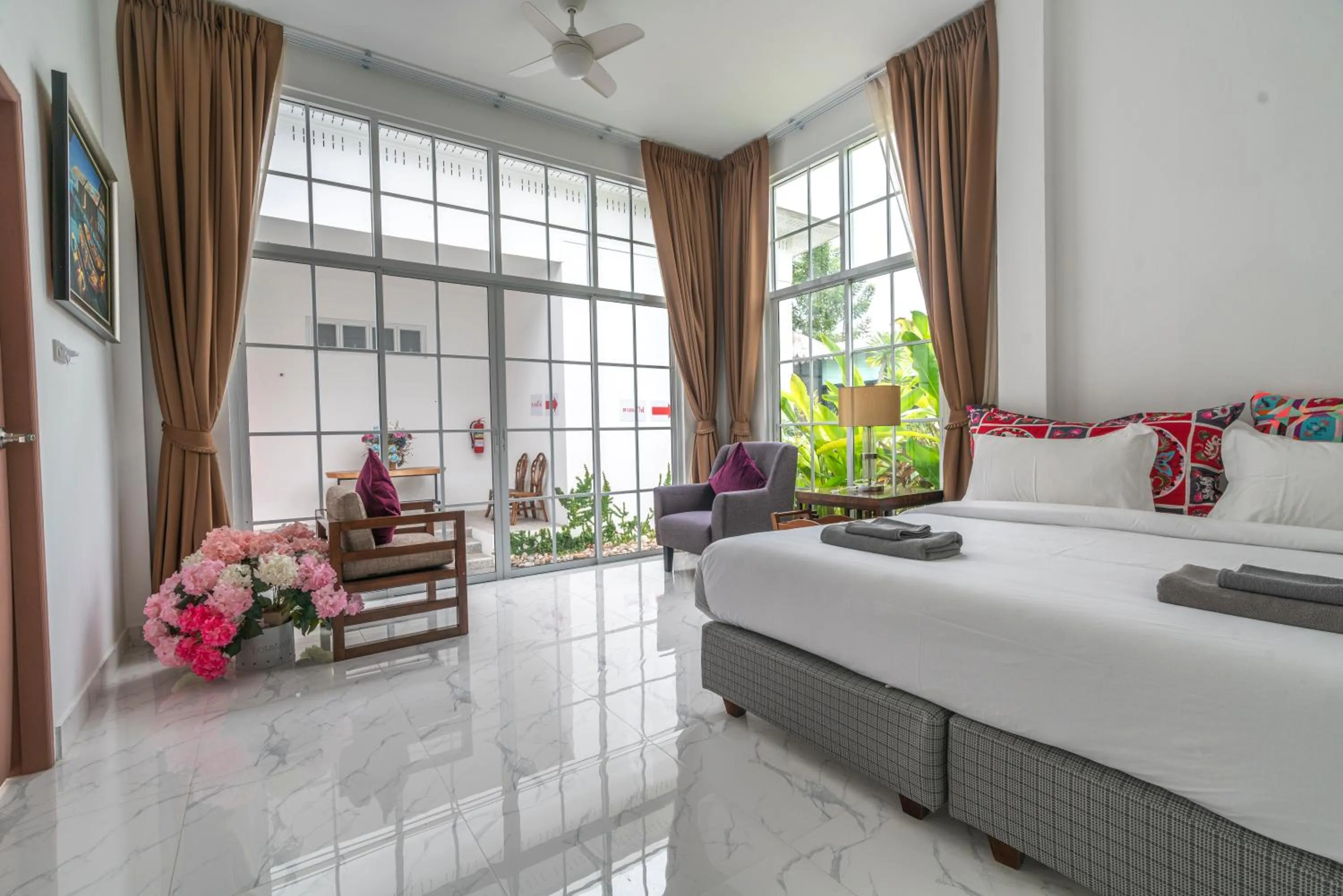 Bedroom, Bed in Utapao sattahip rayong resort