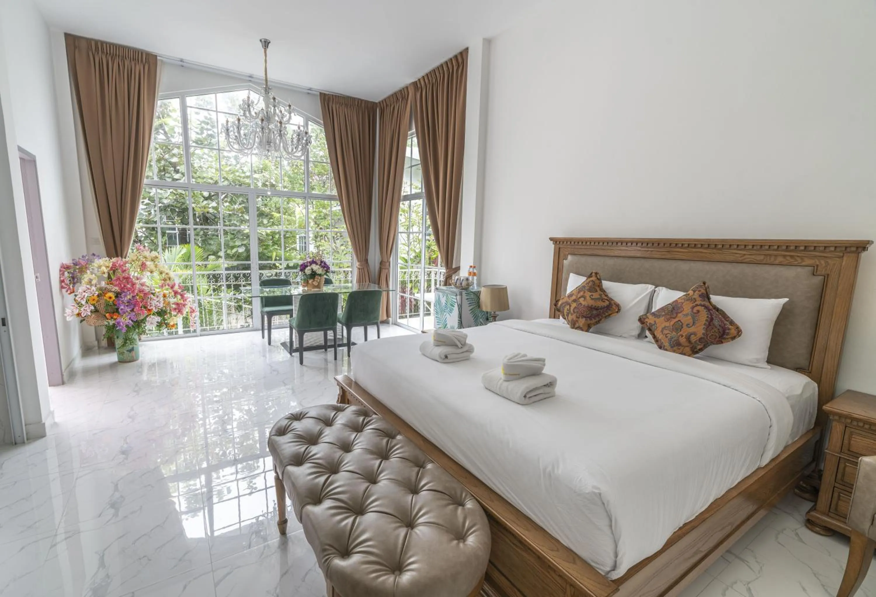 Bedroom, Bed in Utapao sattahip rayong resort