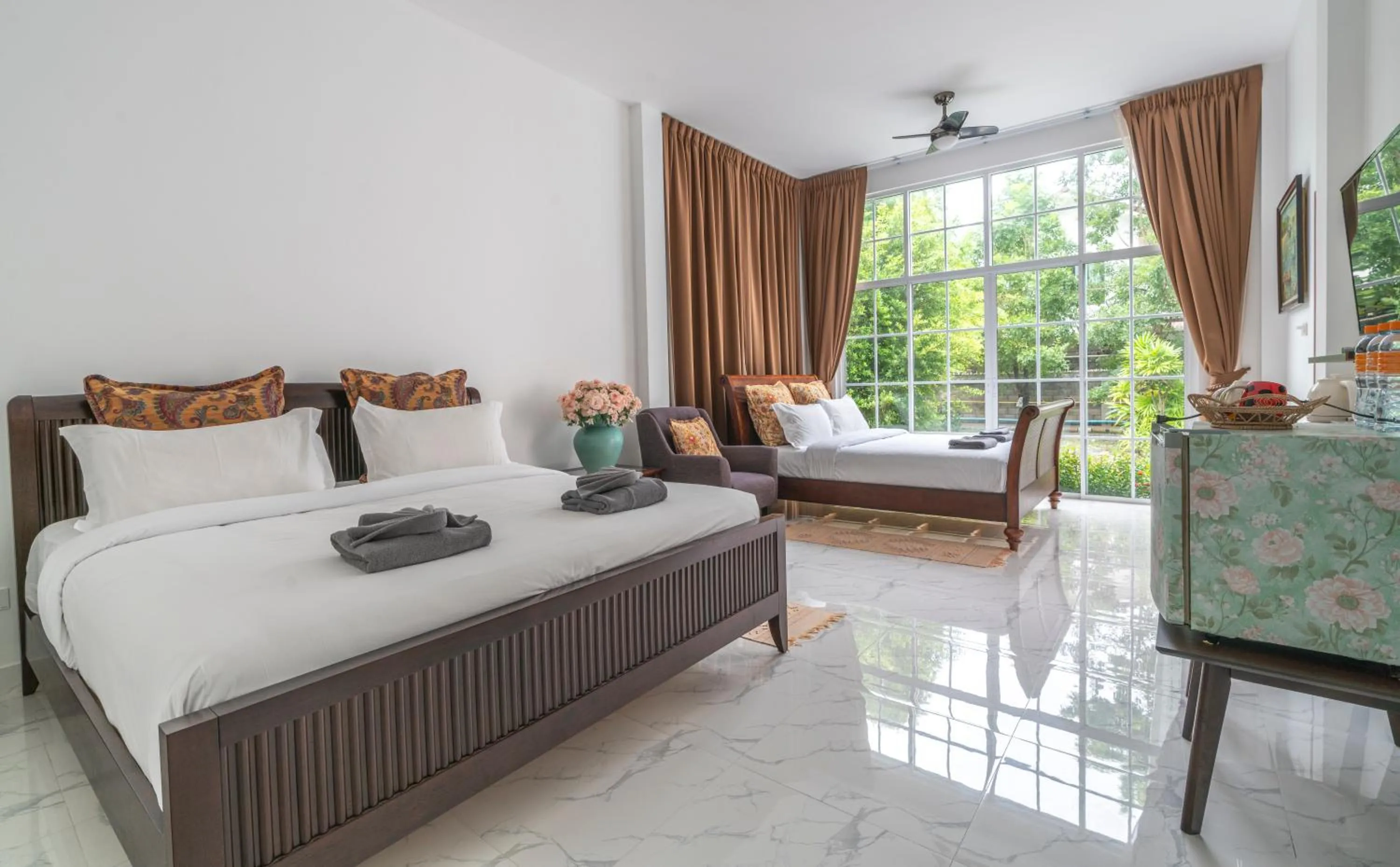 Bedroom, Bed in Utapao sattahip rayong resort