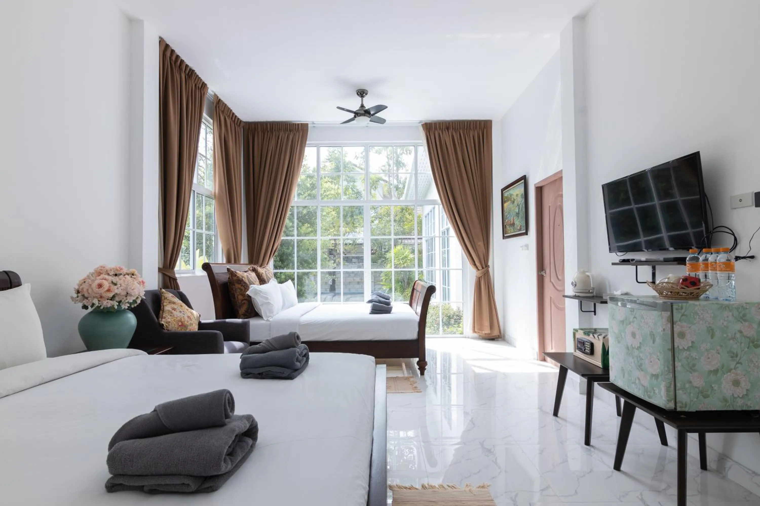 Bed in Utapao sattahip rayong resort