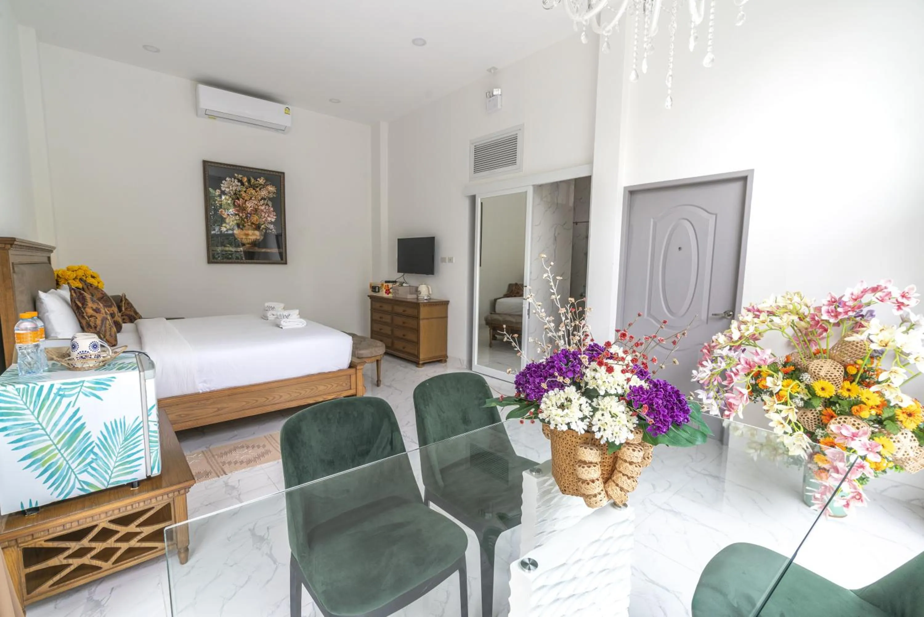 Bedroom, Bed in Utapao sattahip rayong resort