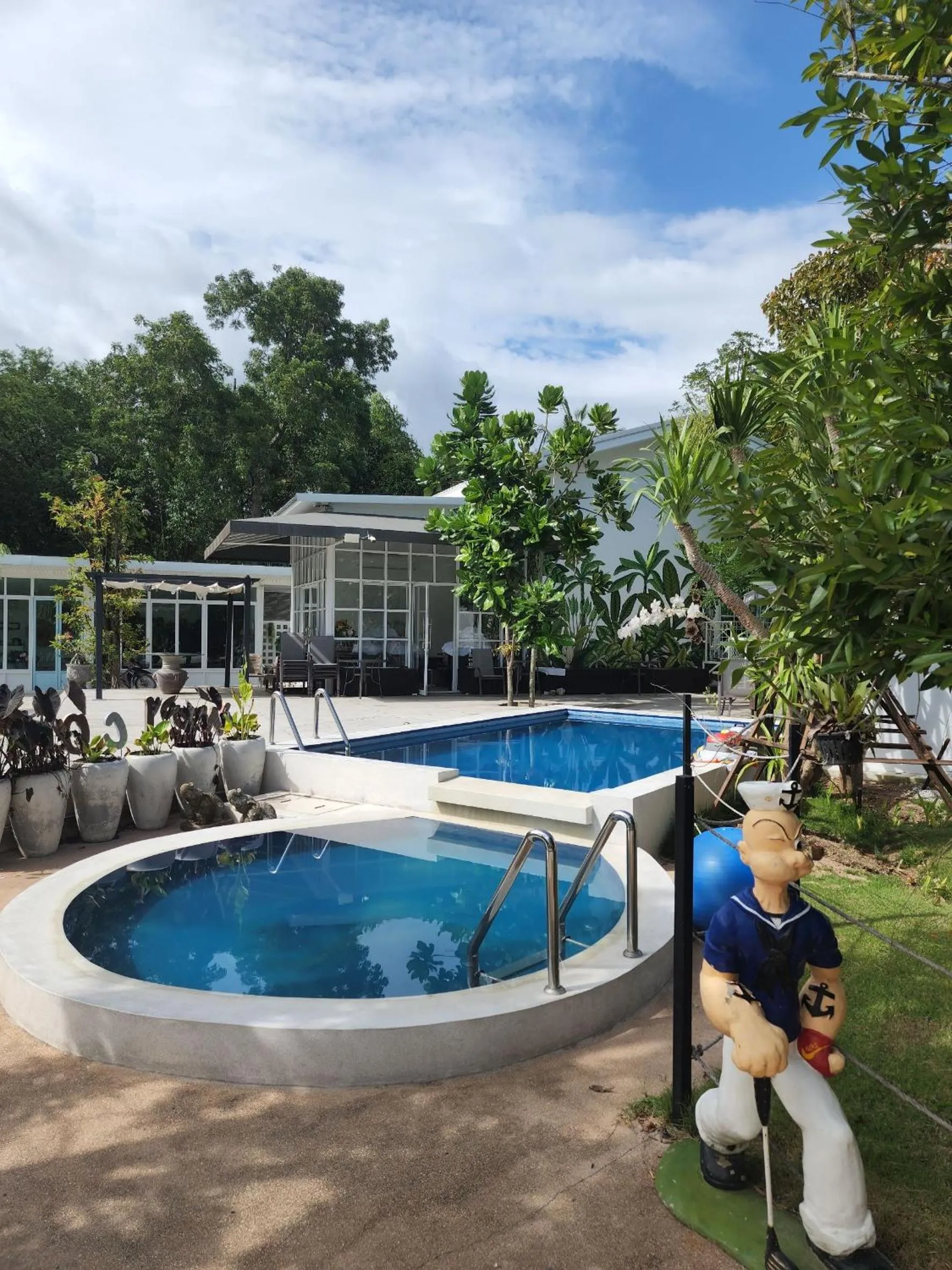 Swimming pool in Utapao sattahip rayong resort