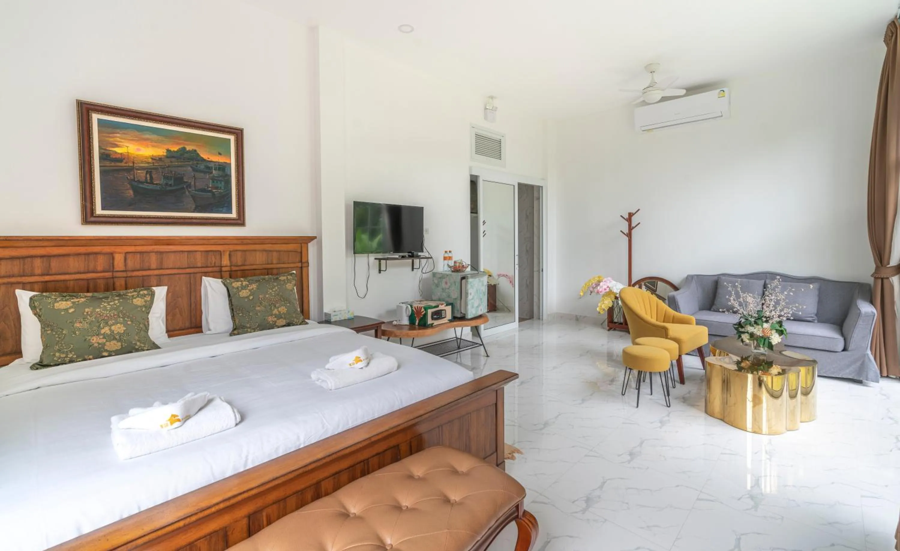 Bedroom in Utapao sattahip rayong resort