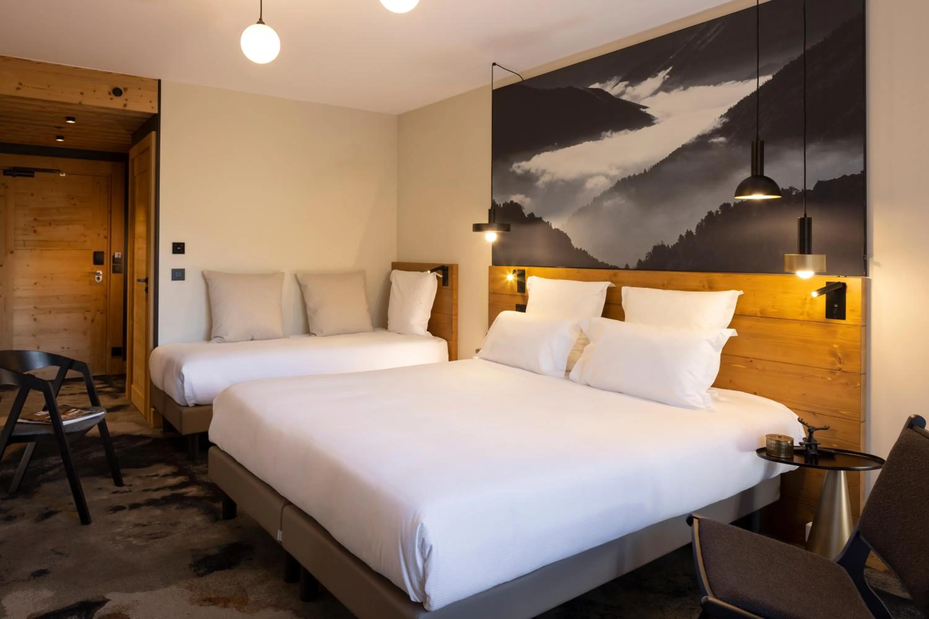 Bed in HIGALIK HOTEL