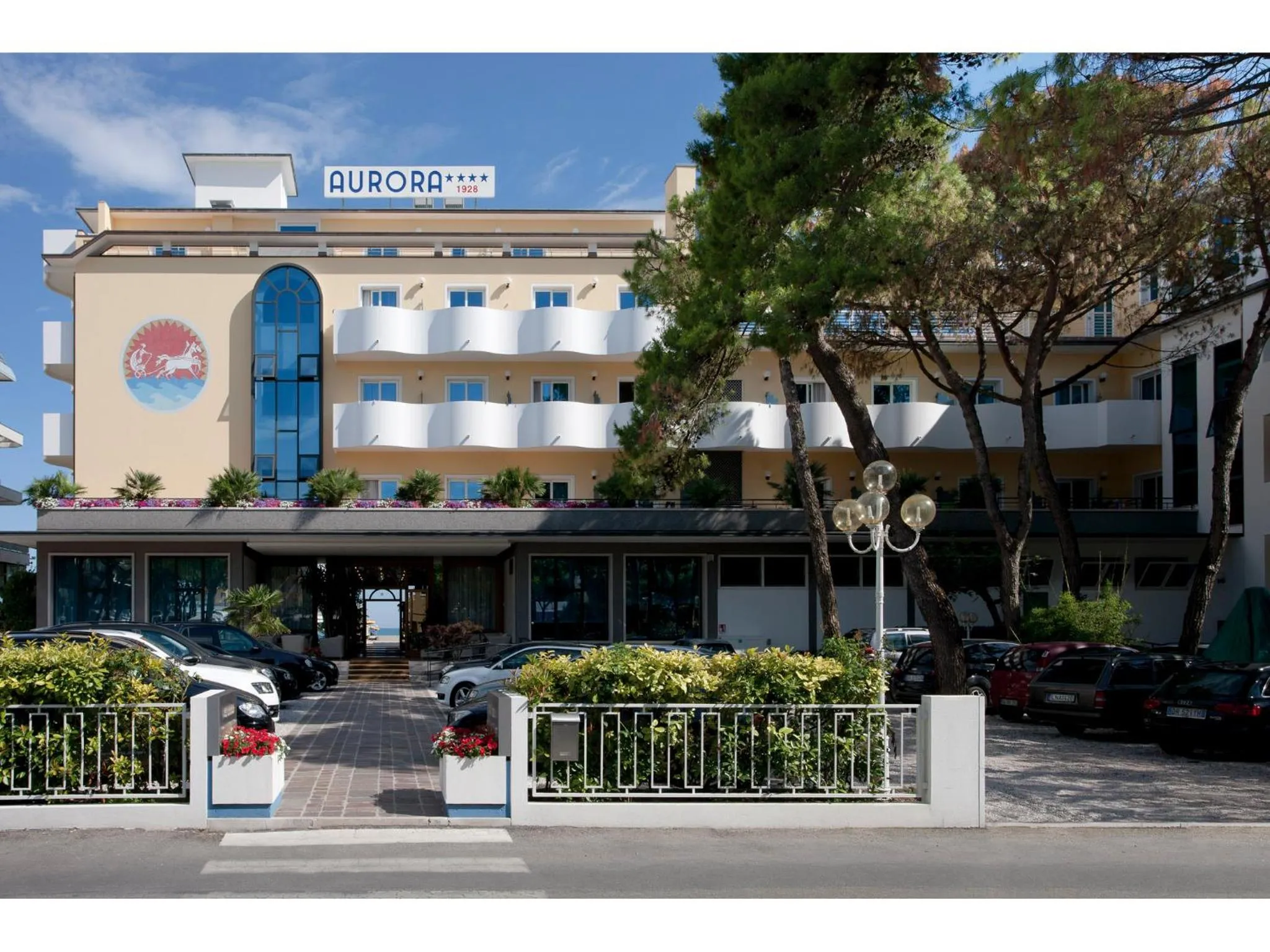 Facade/entrance in Hotel Aurora