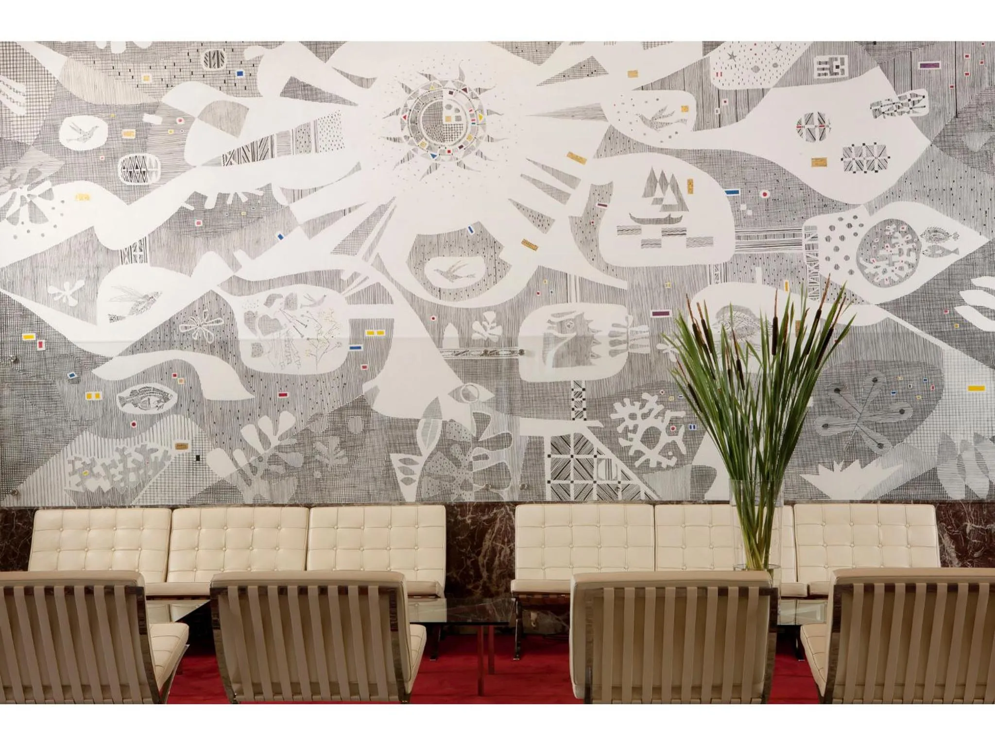 Lobby or reception in Hotel Aurora