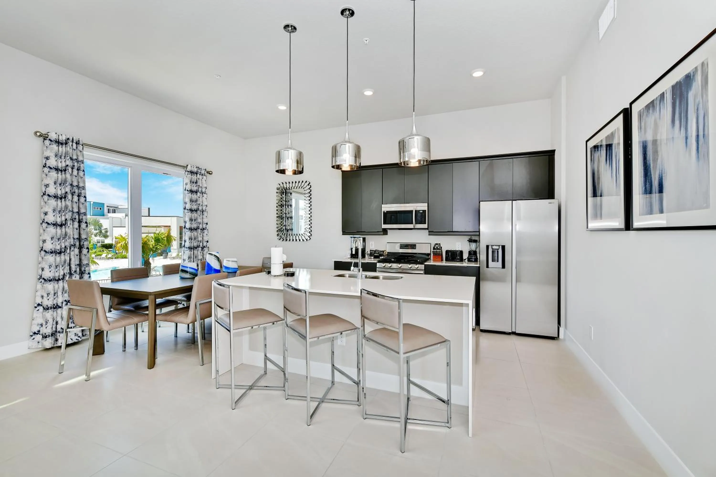 kitchen in Spectrum Resort Villas Orlando and Waterparks