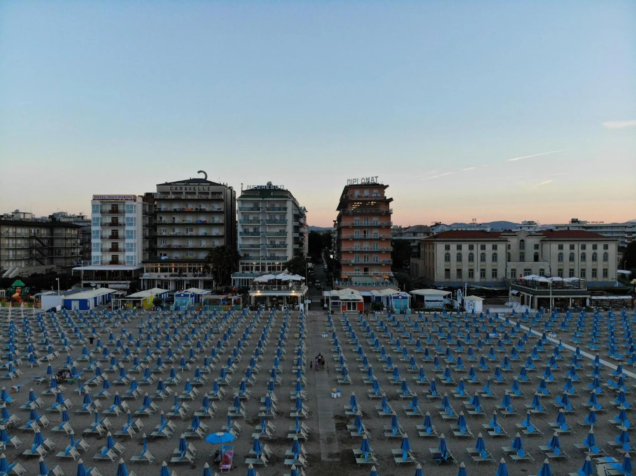 Beach in Hotel Negresco