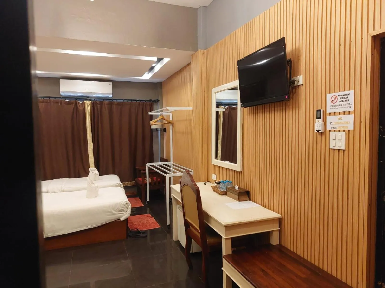 Bedroom, Bed in Ban Channuane