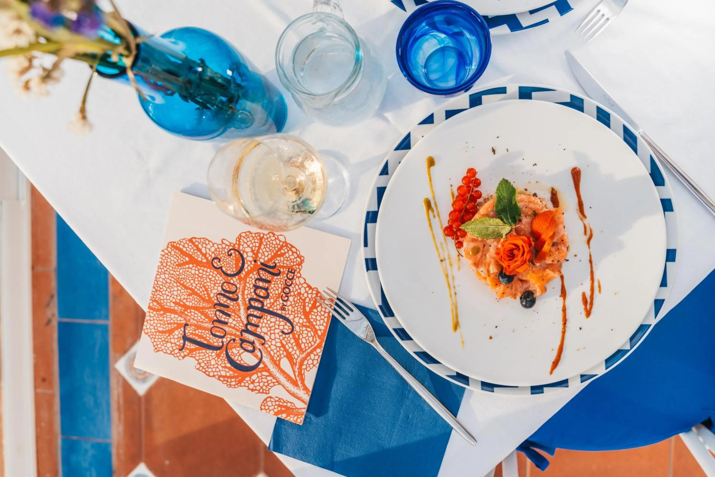 Food and drinks in Gocce Di Capri Resort