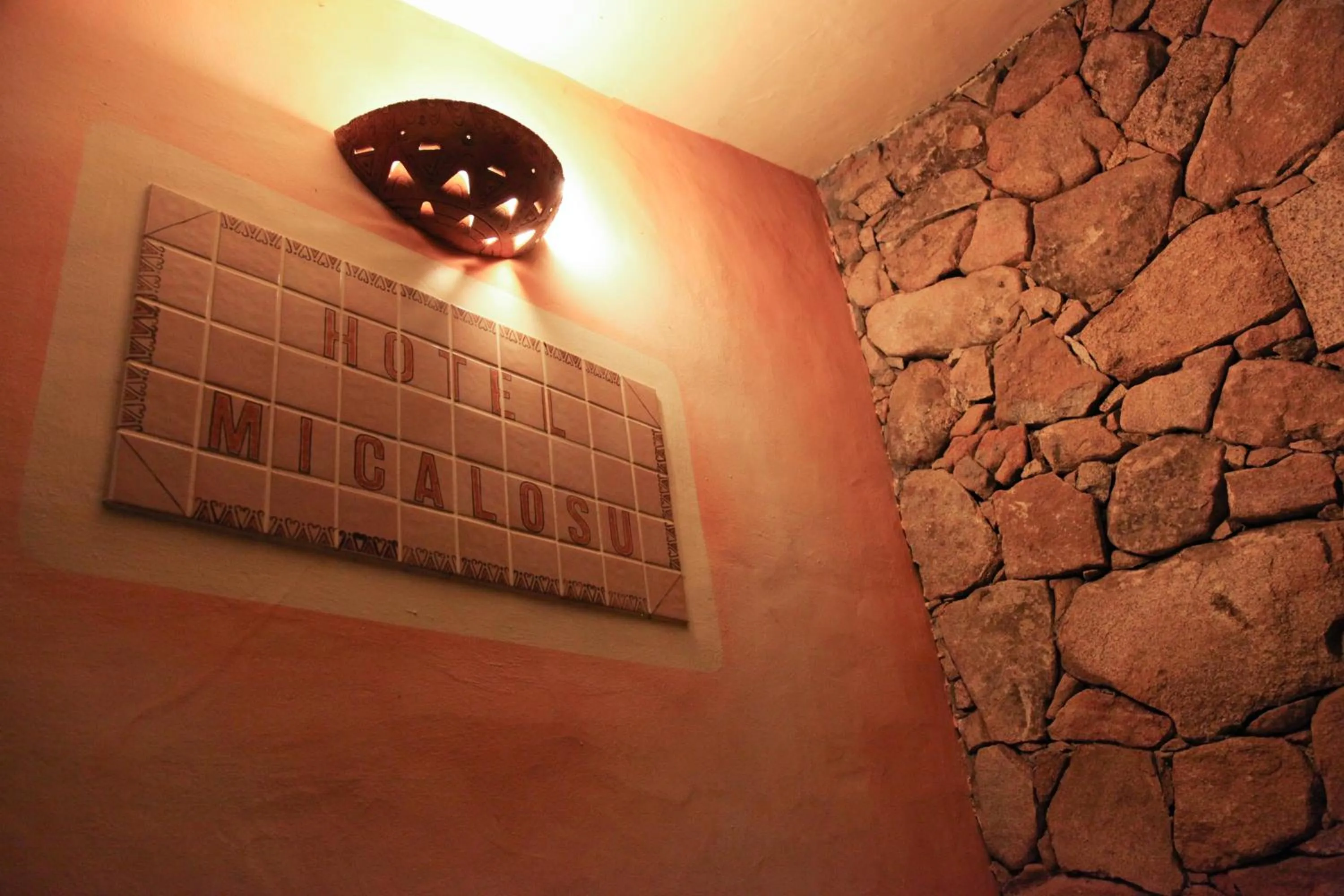 Decorative detail in Hotel Micalosu