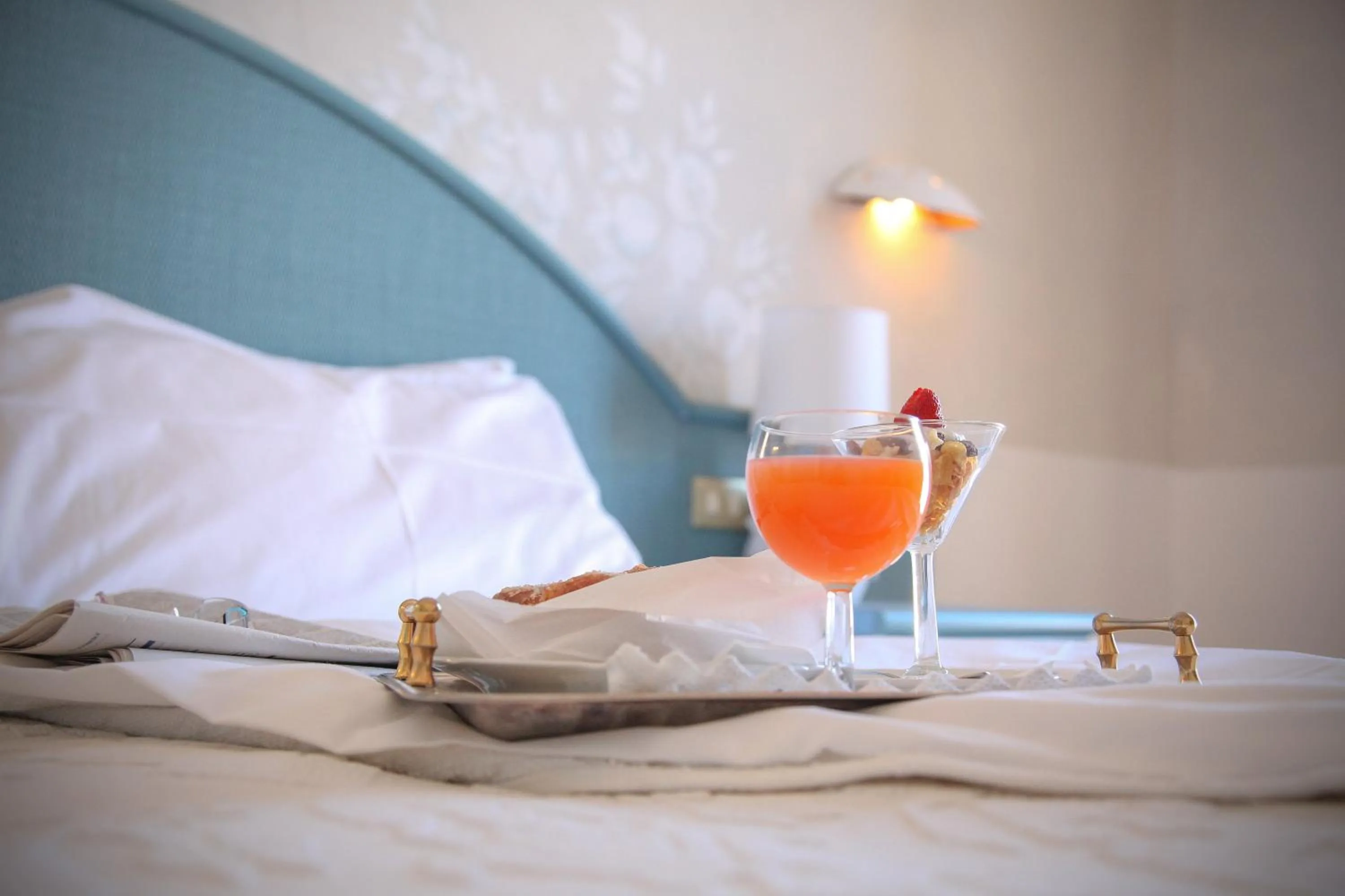 Decorative detail, Bed in Hotel Micalosu