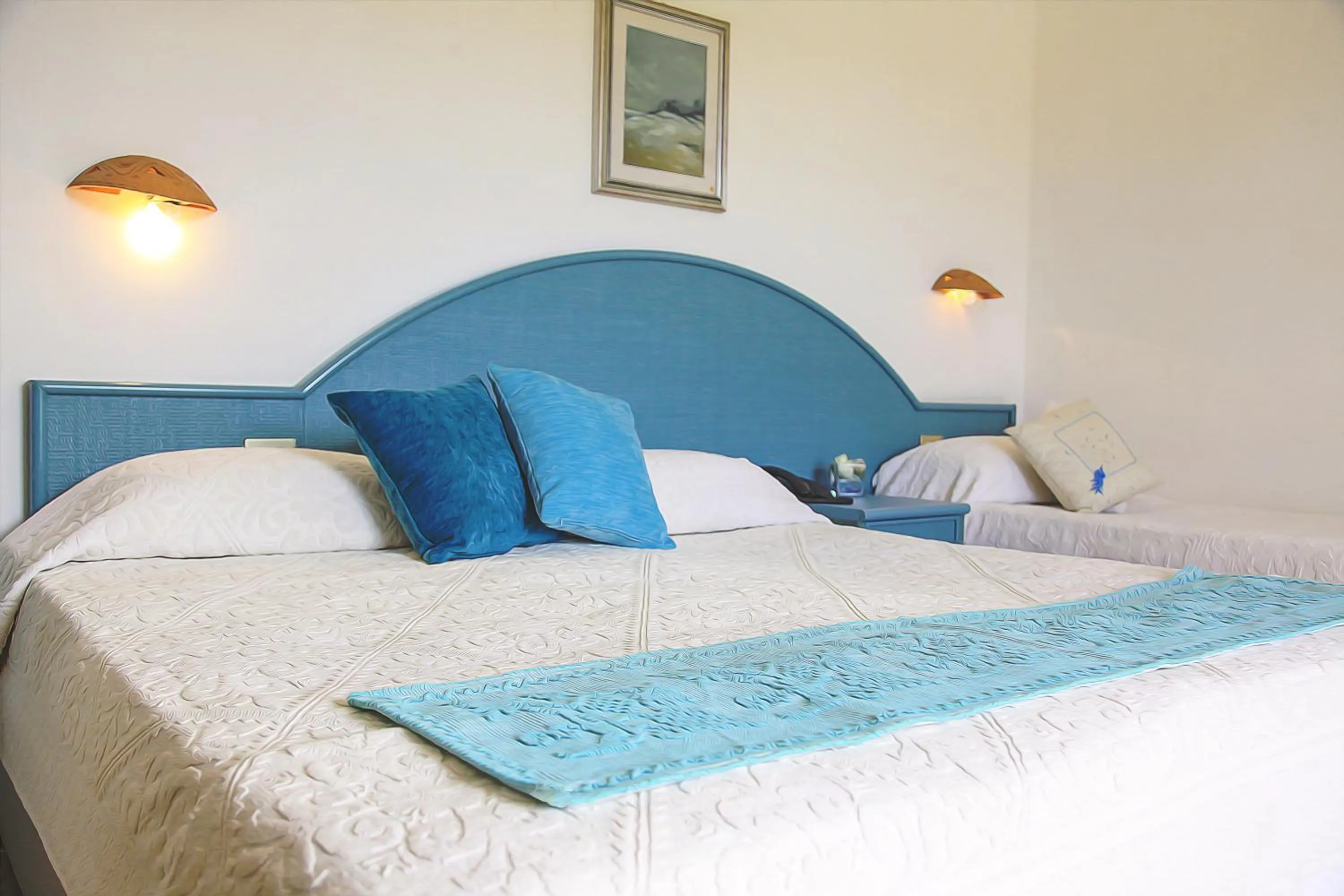 Bed in Hotel Micalosu