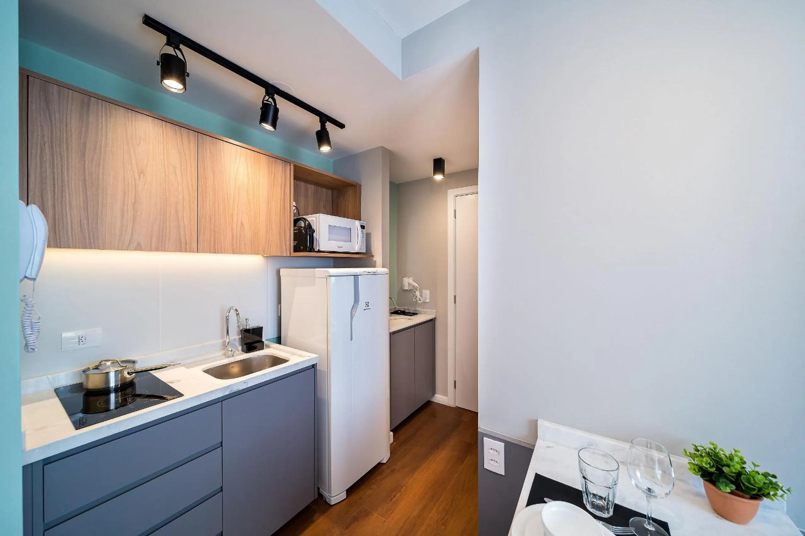 Kitchen or kitchenette in Xtay Princess Curitiba