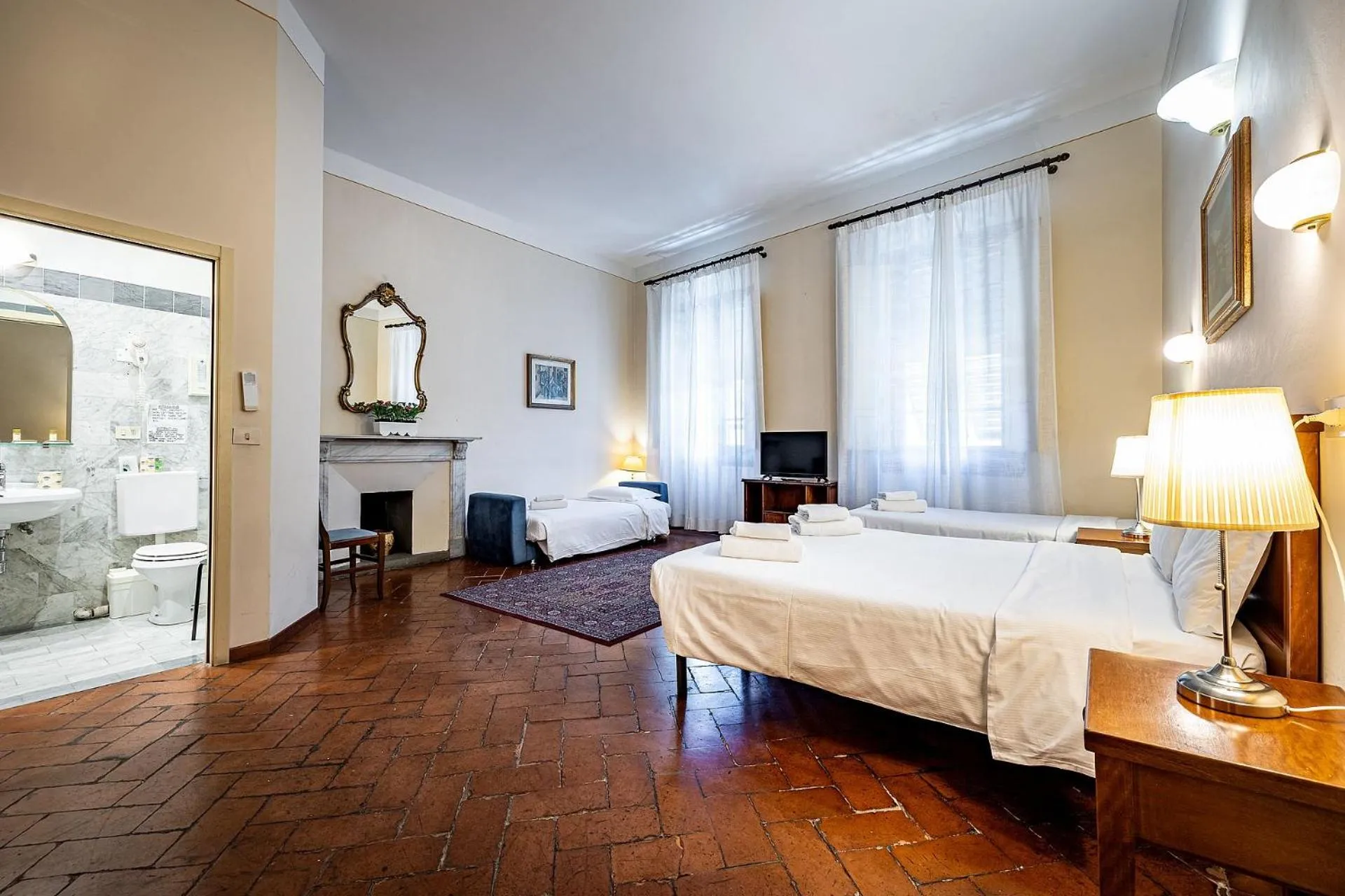 Bedroom, Bed in Bellevue House Affittacamere