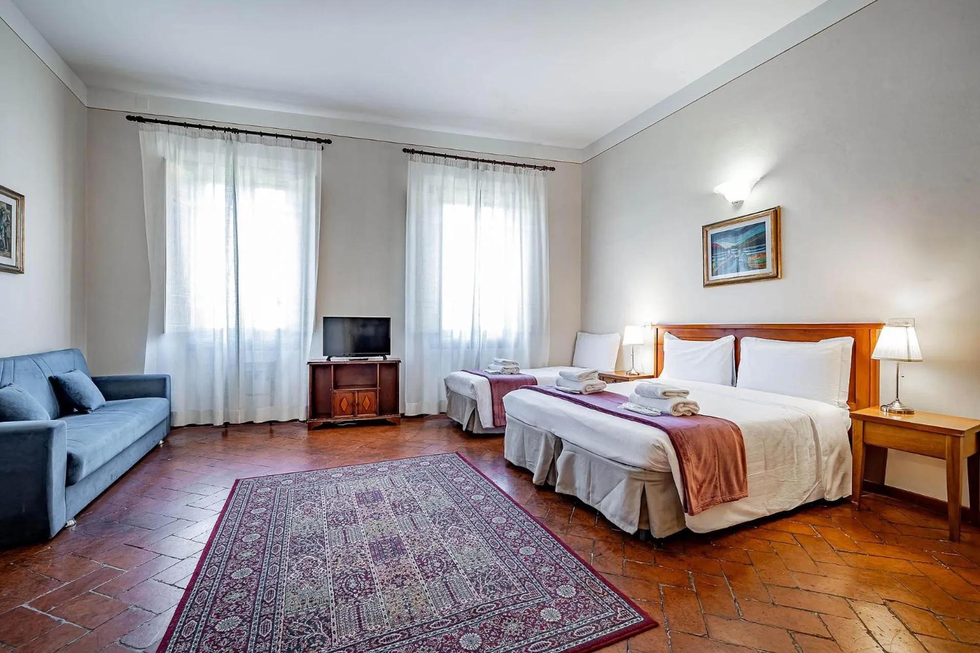 Bedroom, Bed in Bellevue House Affittacamere