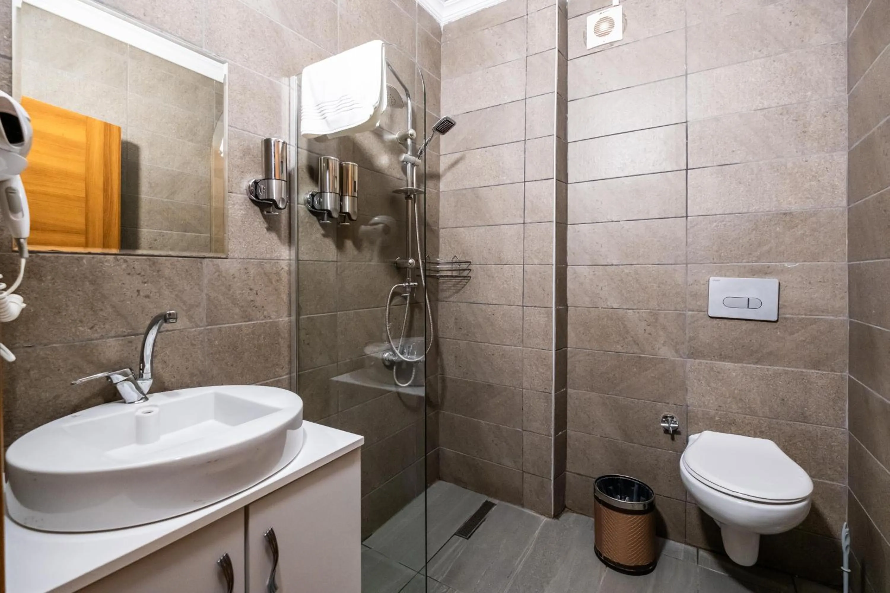 Bathroom in Platanus Hotel Altınoluk