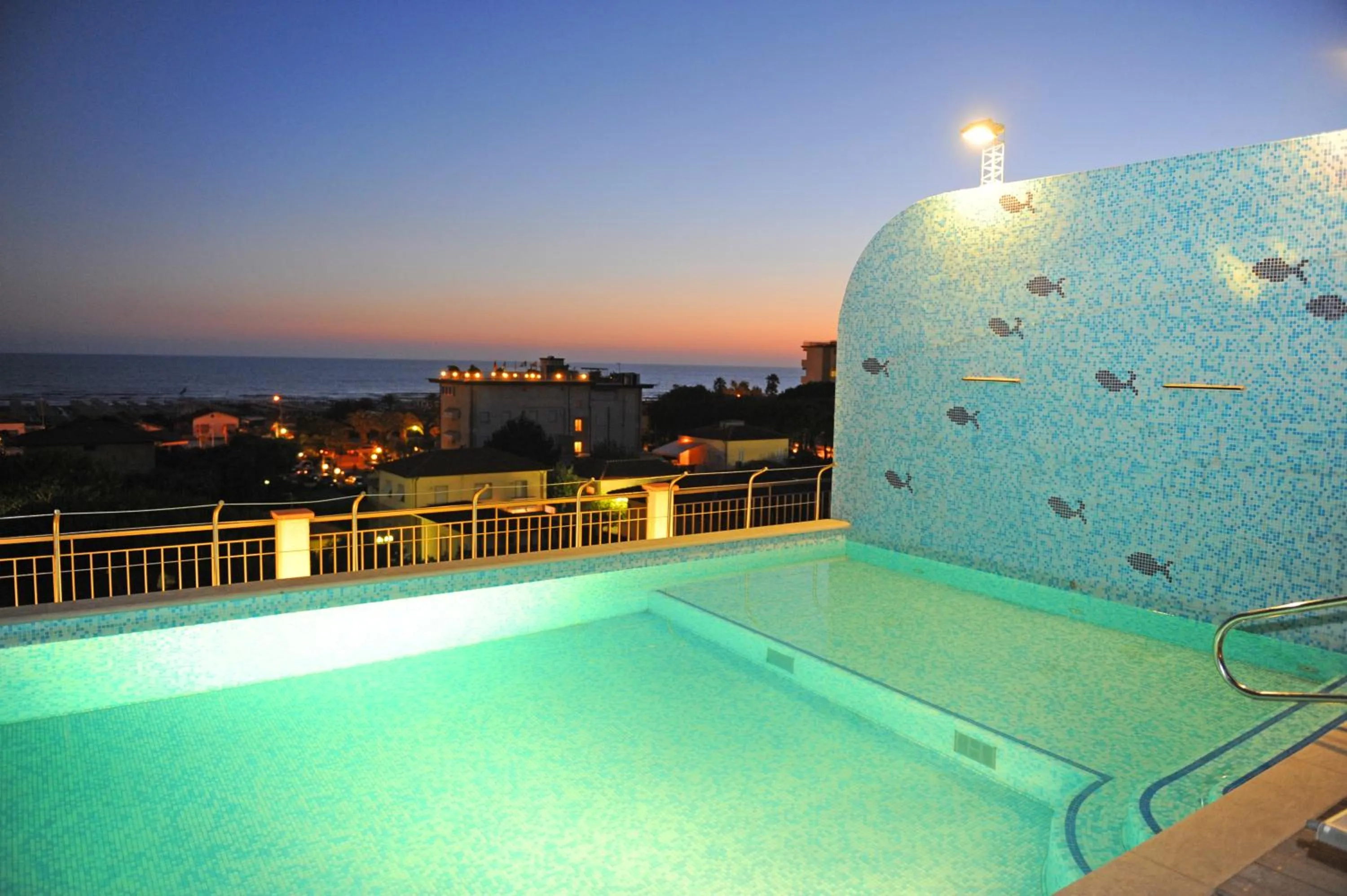 Pool view in Hotel Nuova Sabrina