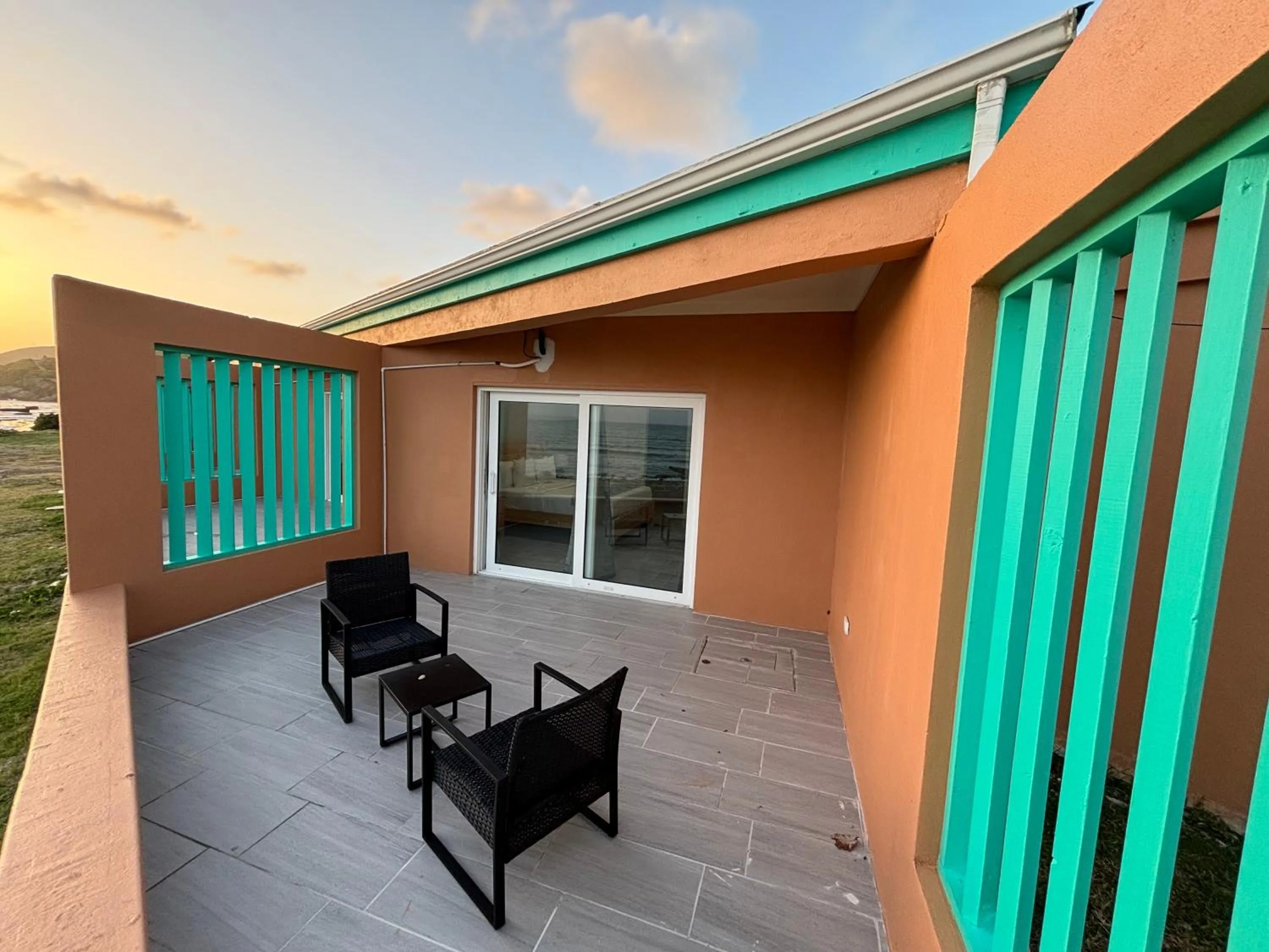 Patio in Grapetree Bay Hotel and Villas