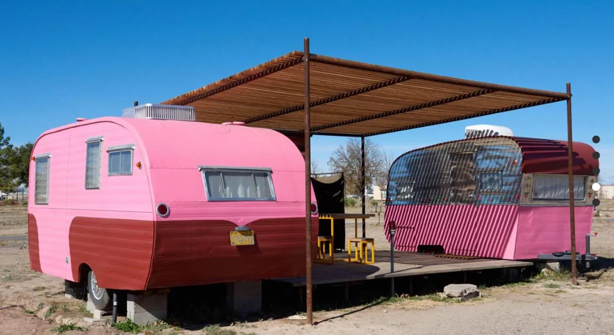 Bathroom in El Cosmico