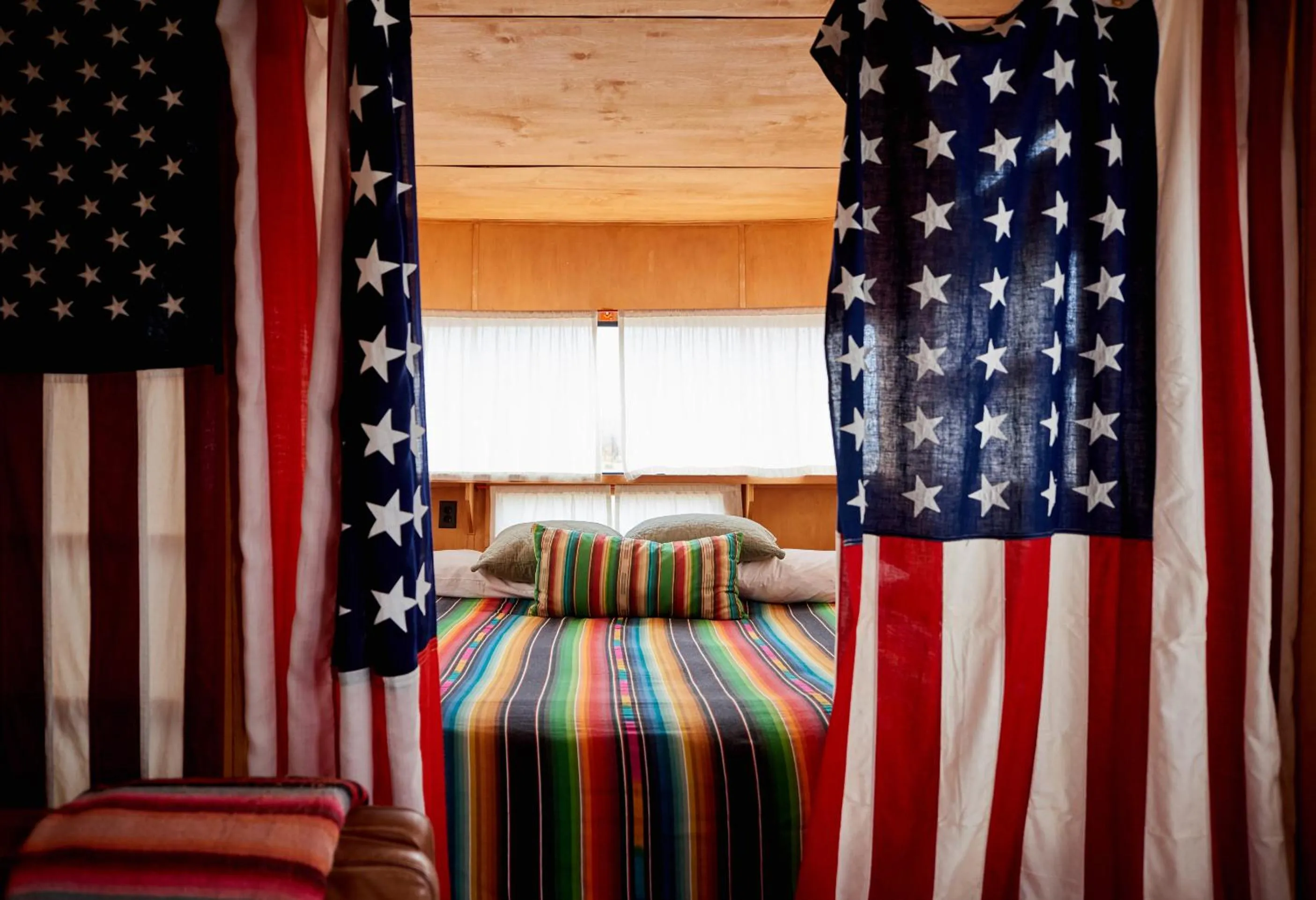 Bed in El Cosmico