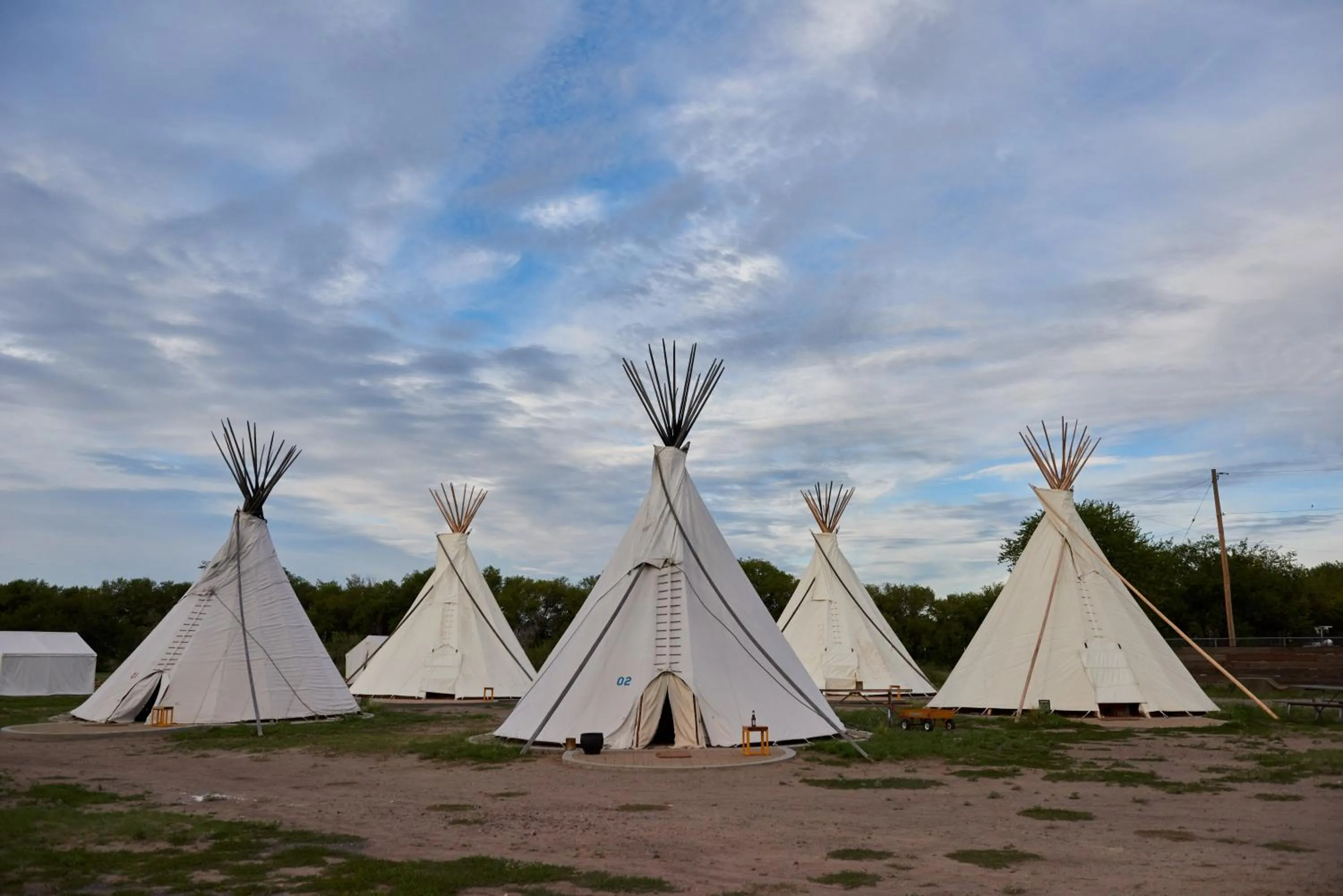 Facade/entrance in El Cosmico