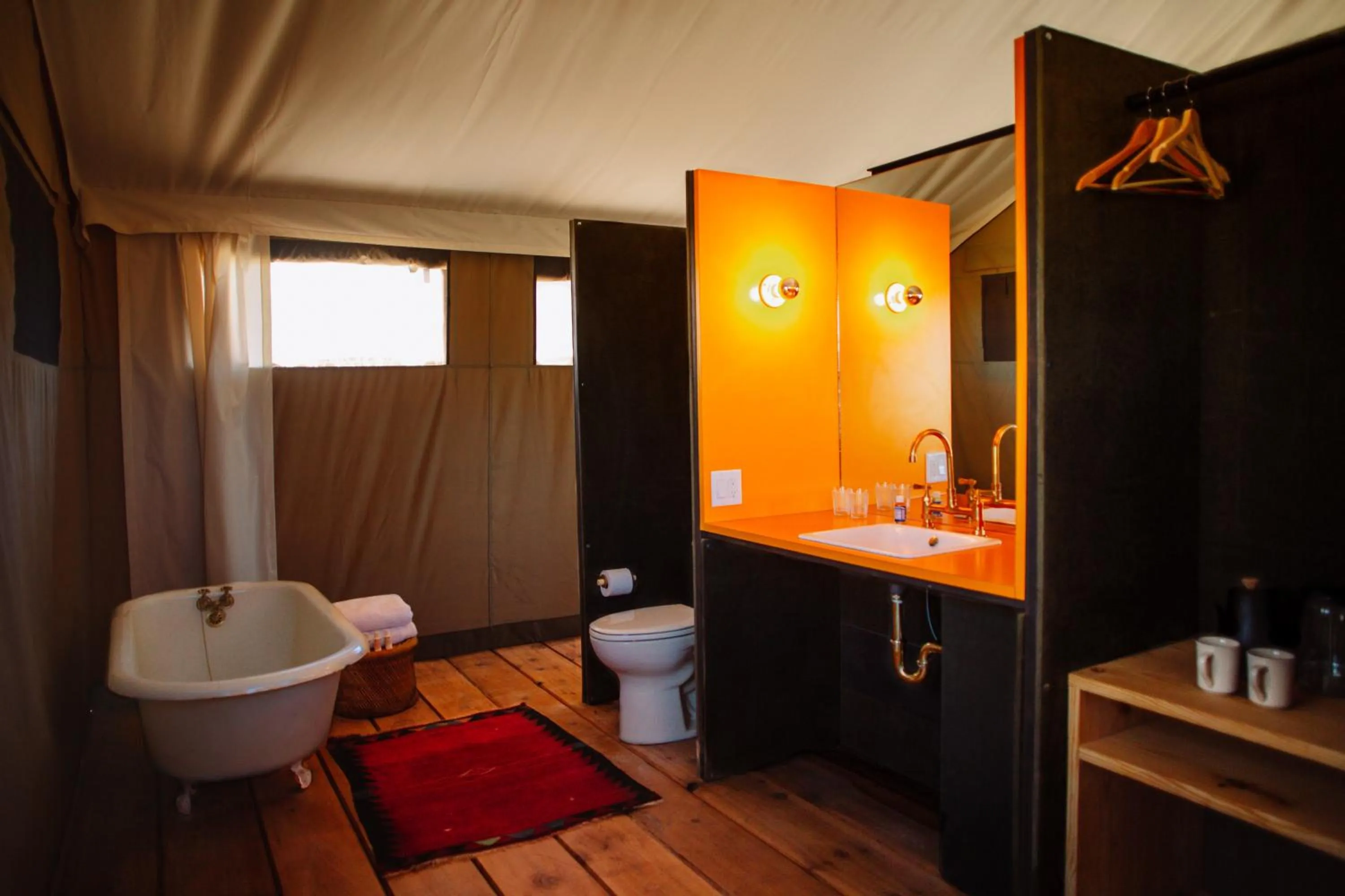 Bathroom in El Cosmico