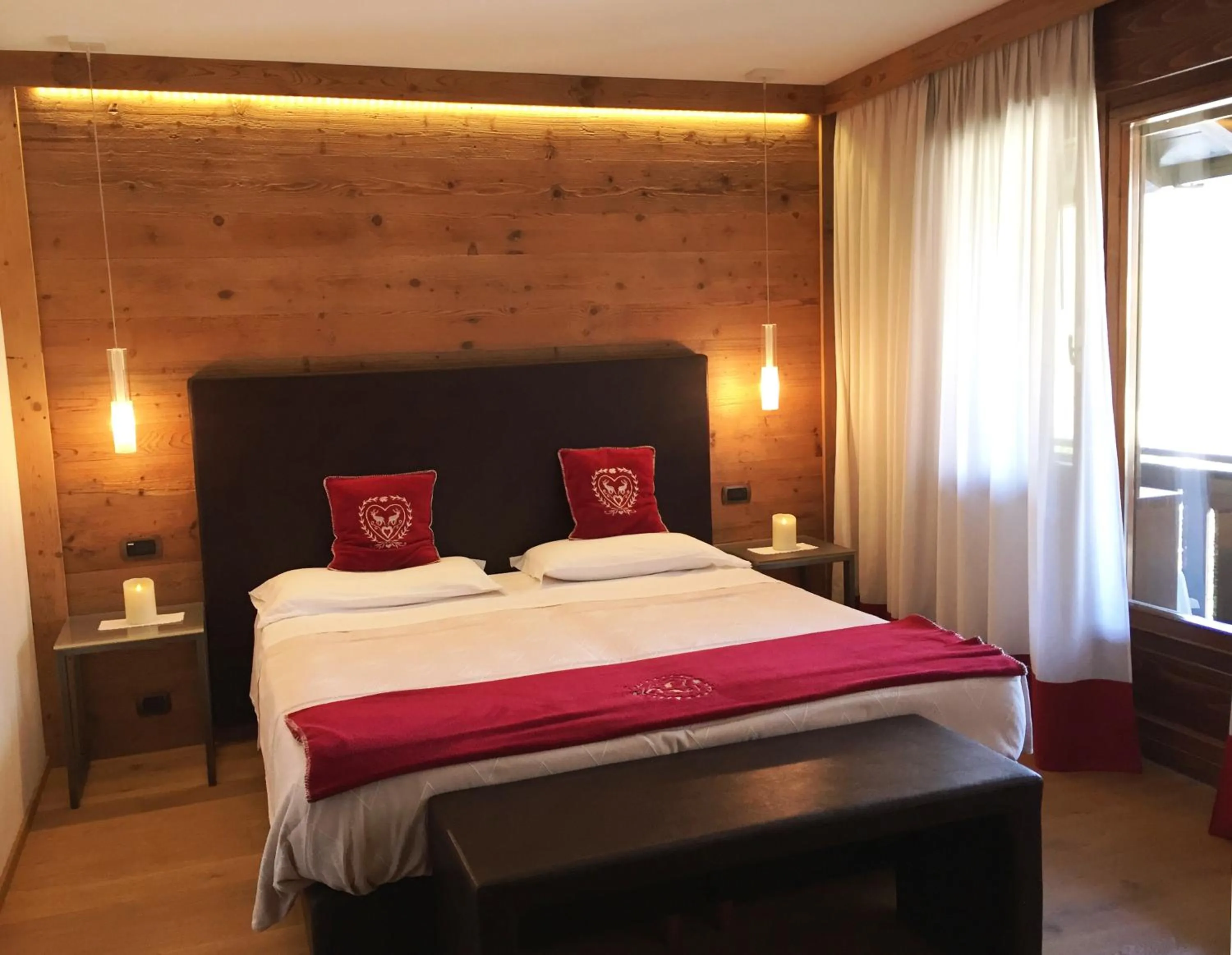 Bed in Parkhotel Ladinia