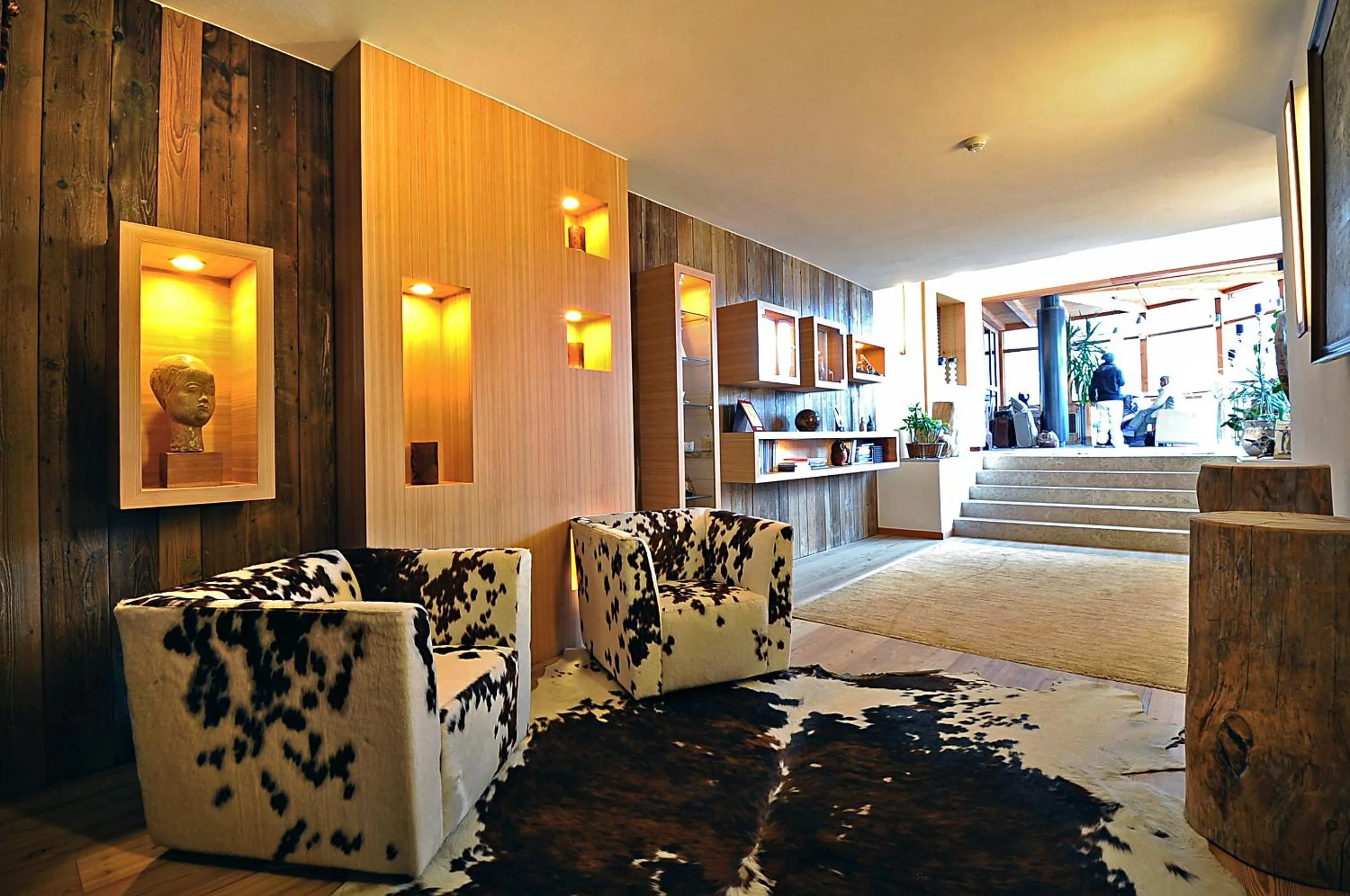 Lobby or reception in Parkhotel Ladinia