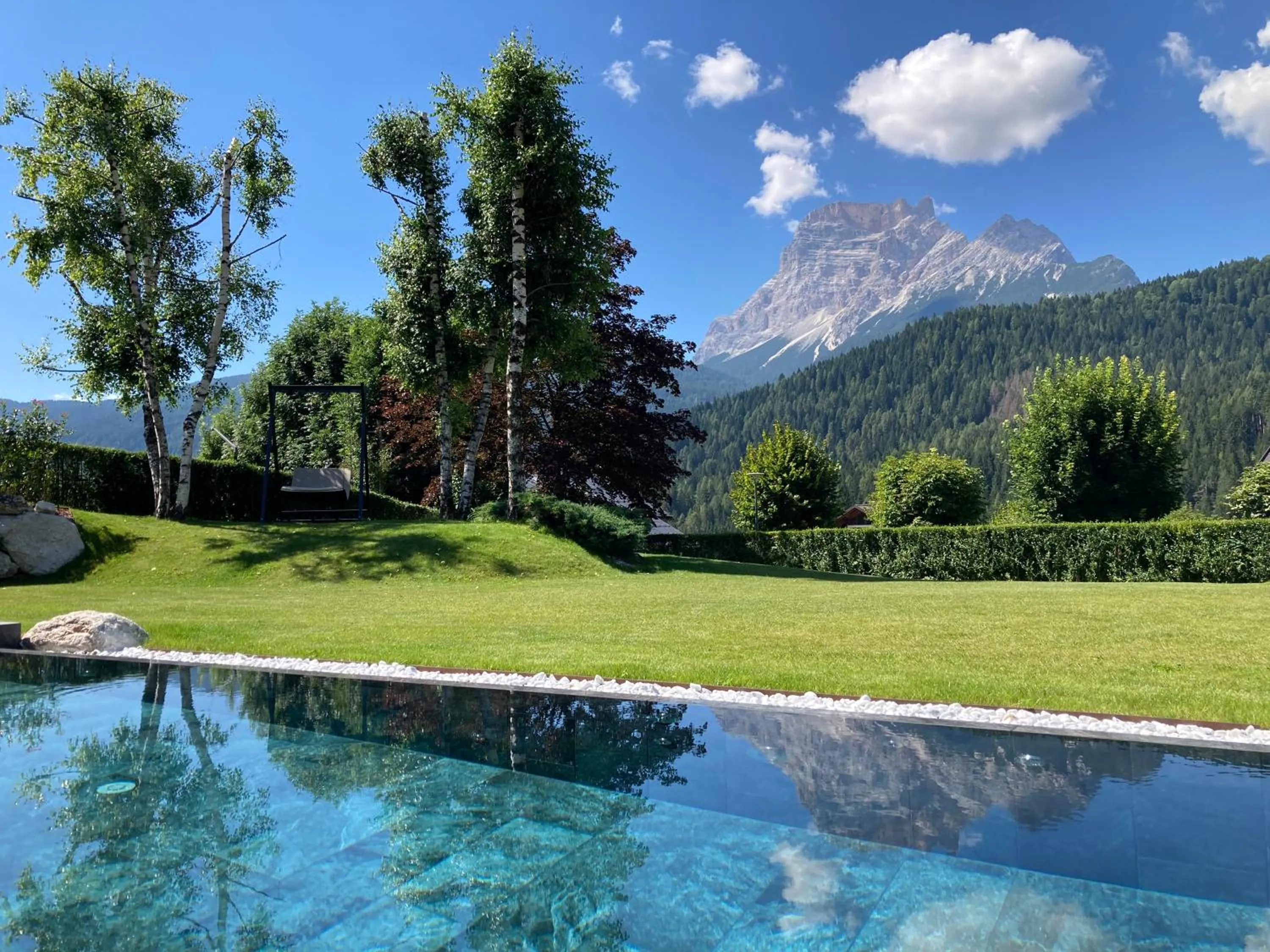 Swimming pool in Parkhotel Ladinia