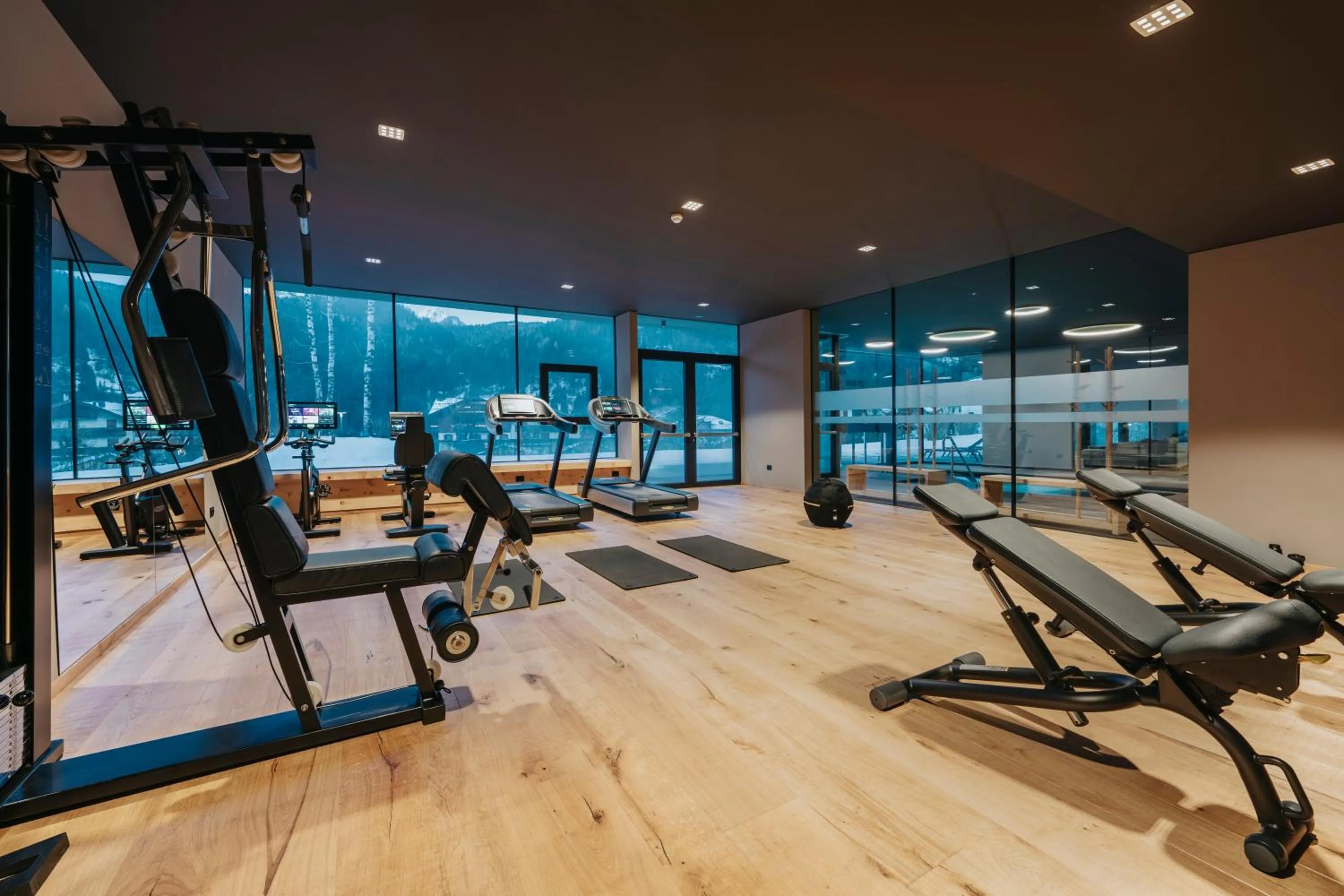 Fitness centre/facilities in Parkhotel Ladinia