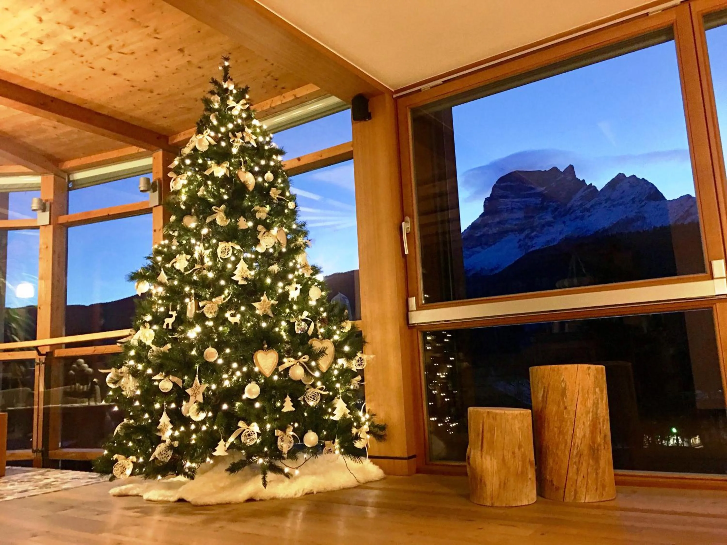 Lobby or reception in Parkhotel Ladinia