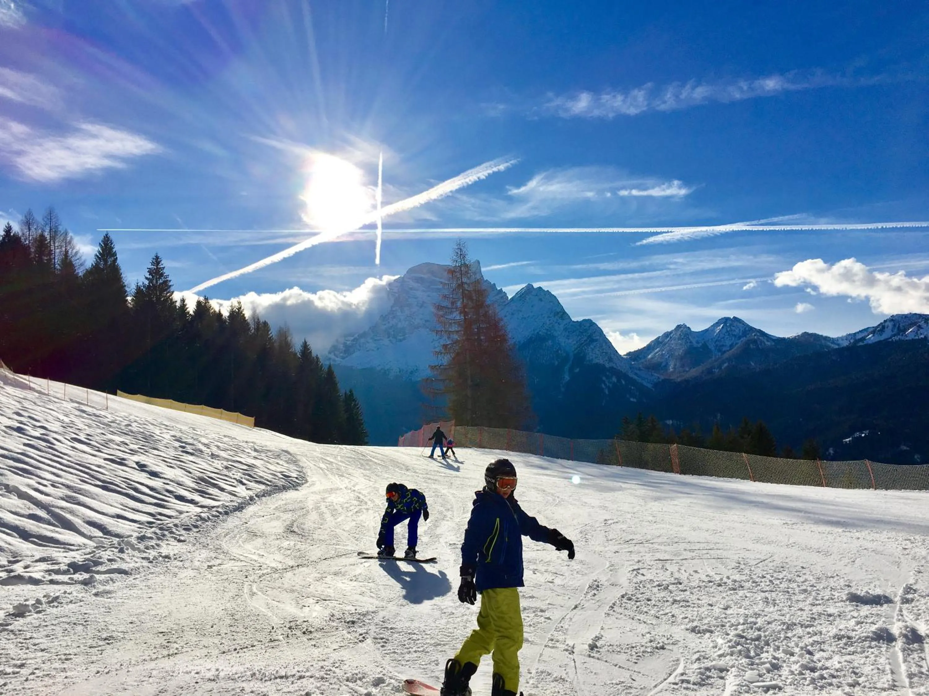 Skiing in Parkhotel Ladinia