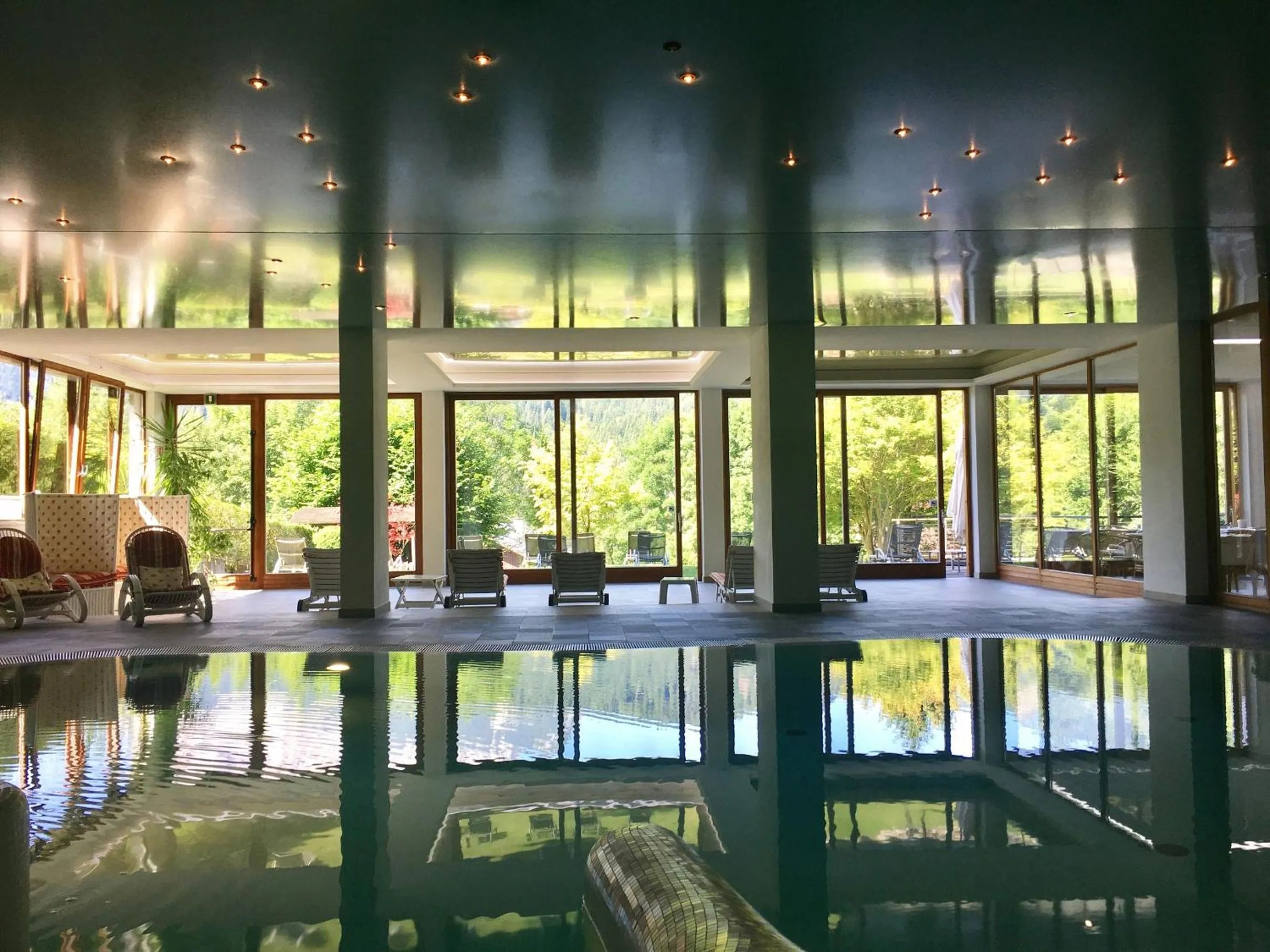 Swimming pool in Parkhotel Ladinia