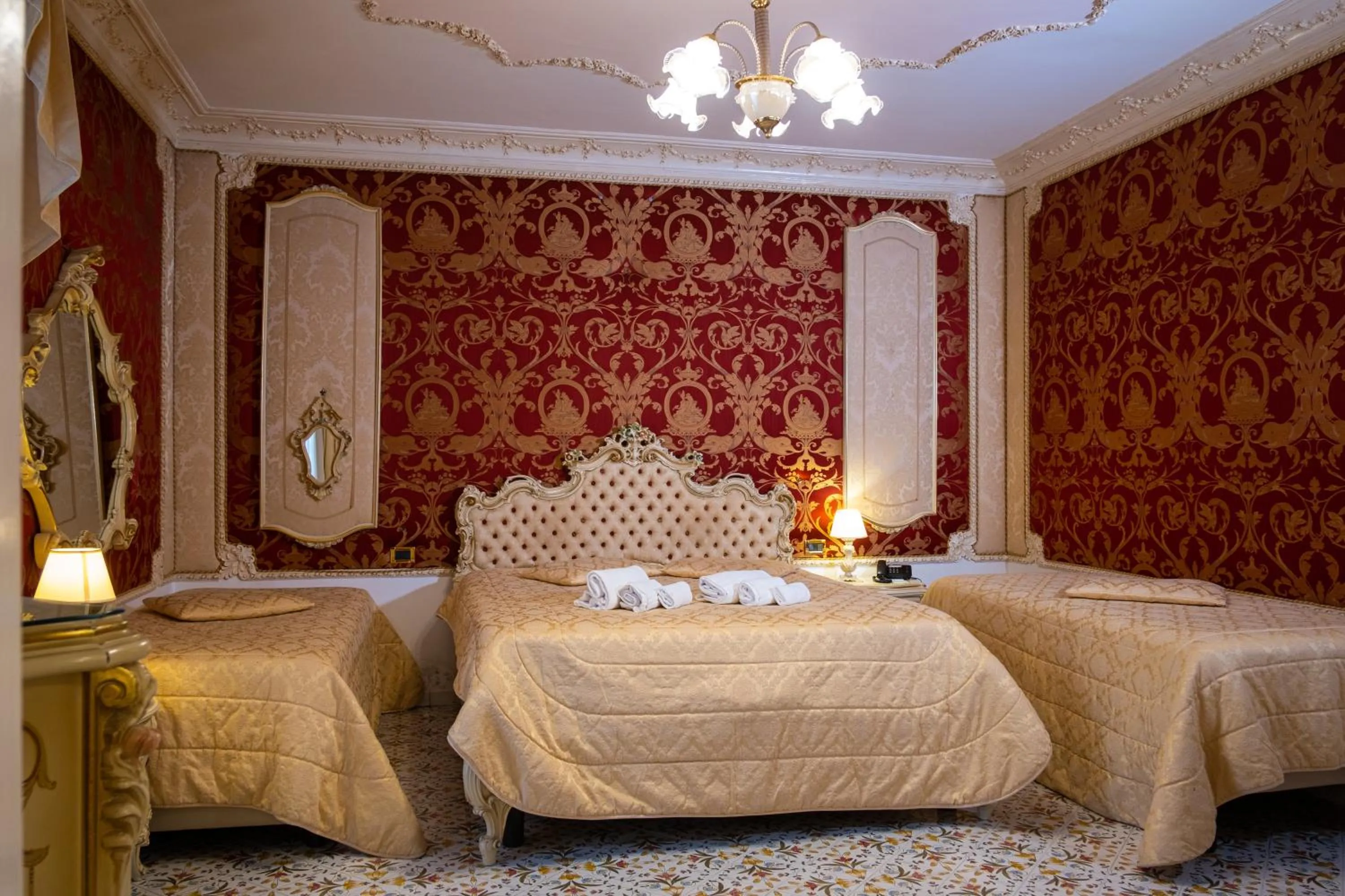 Bed in Grand Hotel La Sonrisa