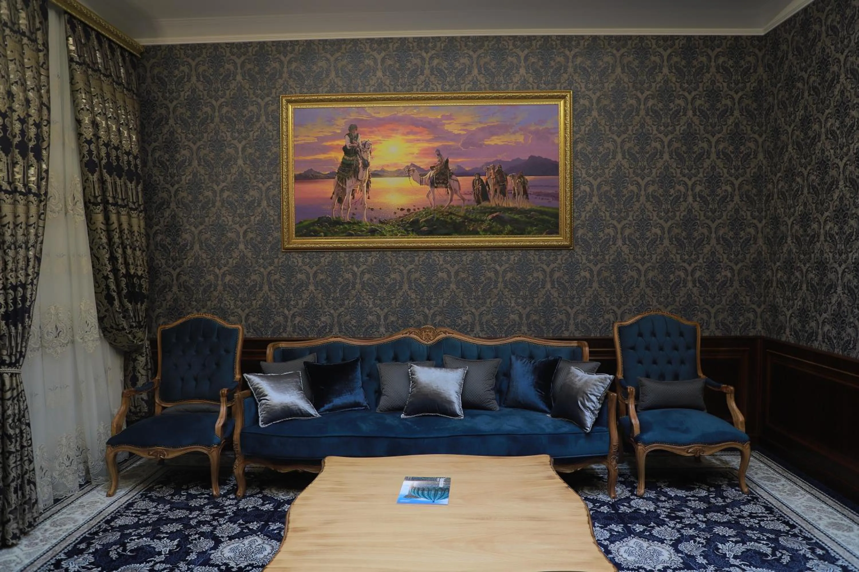 Seating area in Golden Samarkand Hotel