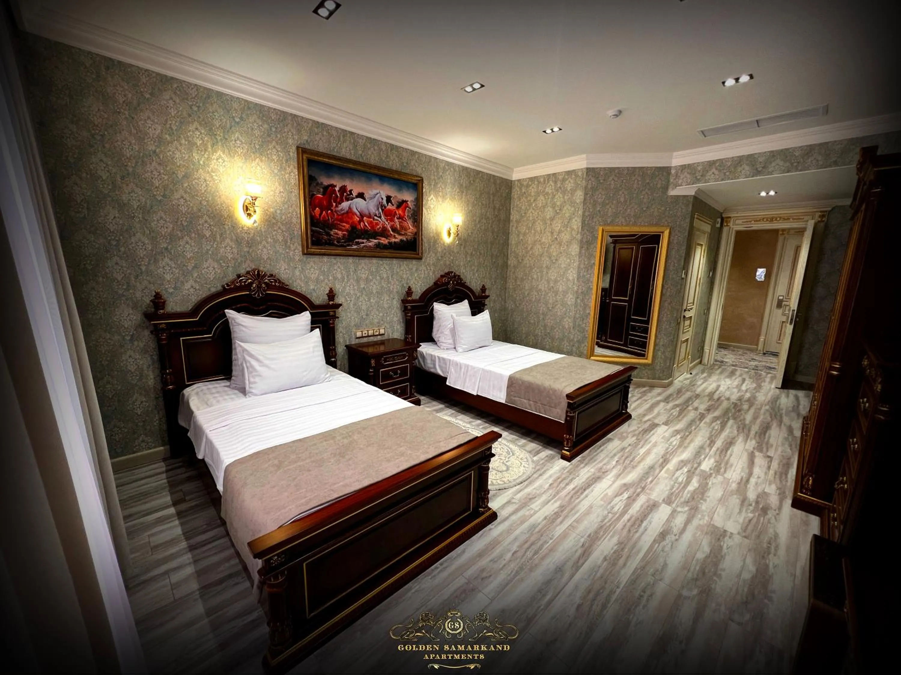 Bedroom, Bed in Golden Samarkand Hotel