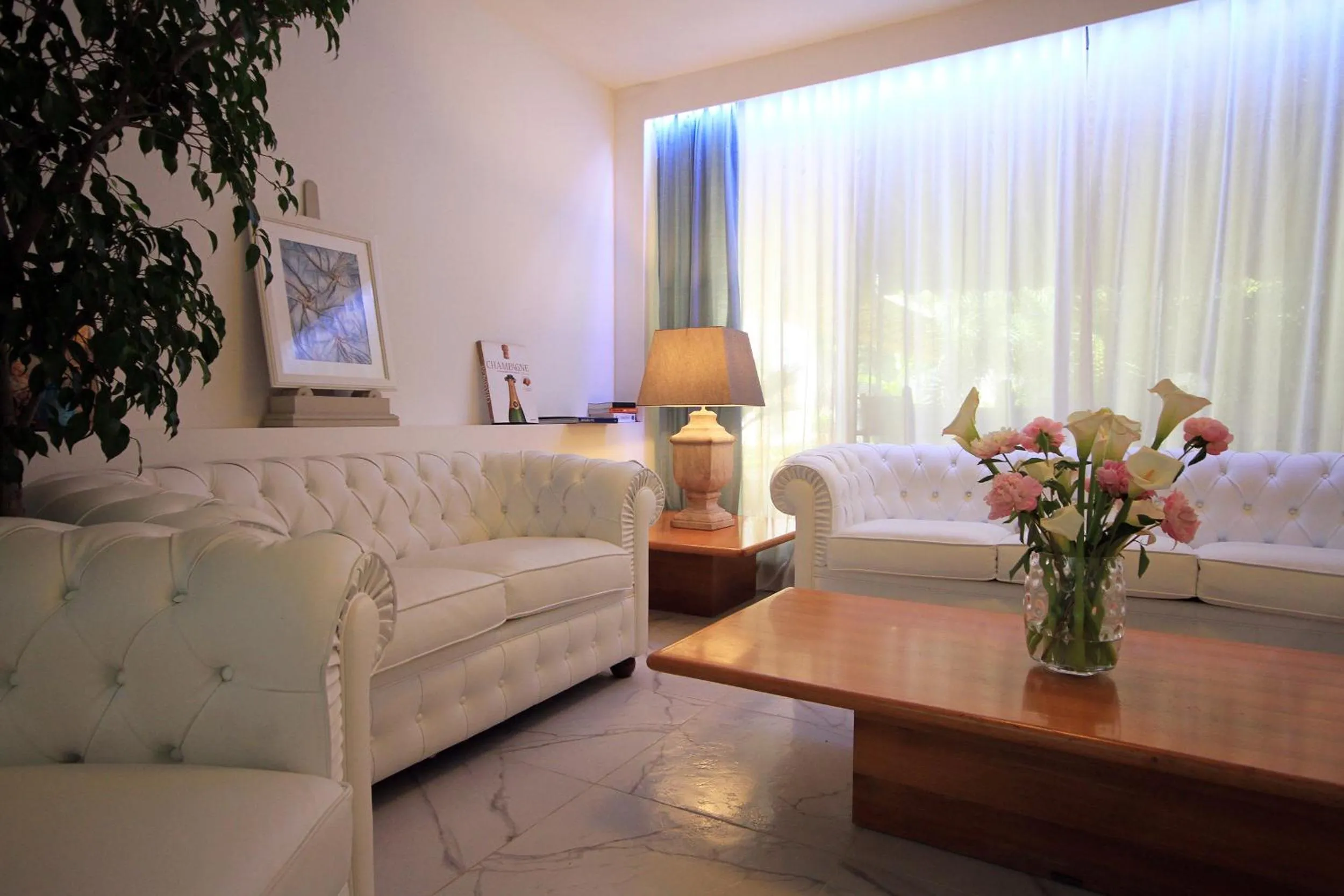 Communal lounge/ TV room in Raffaelli Park Hotel