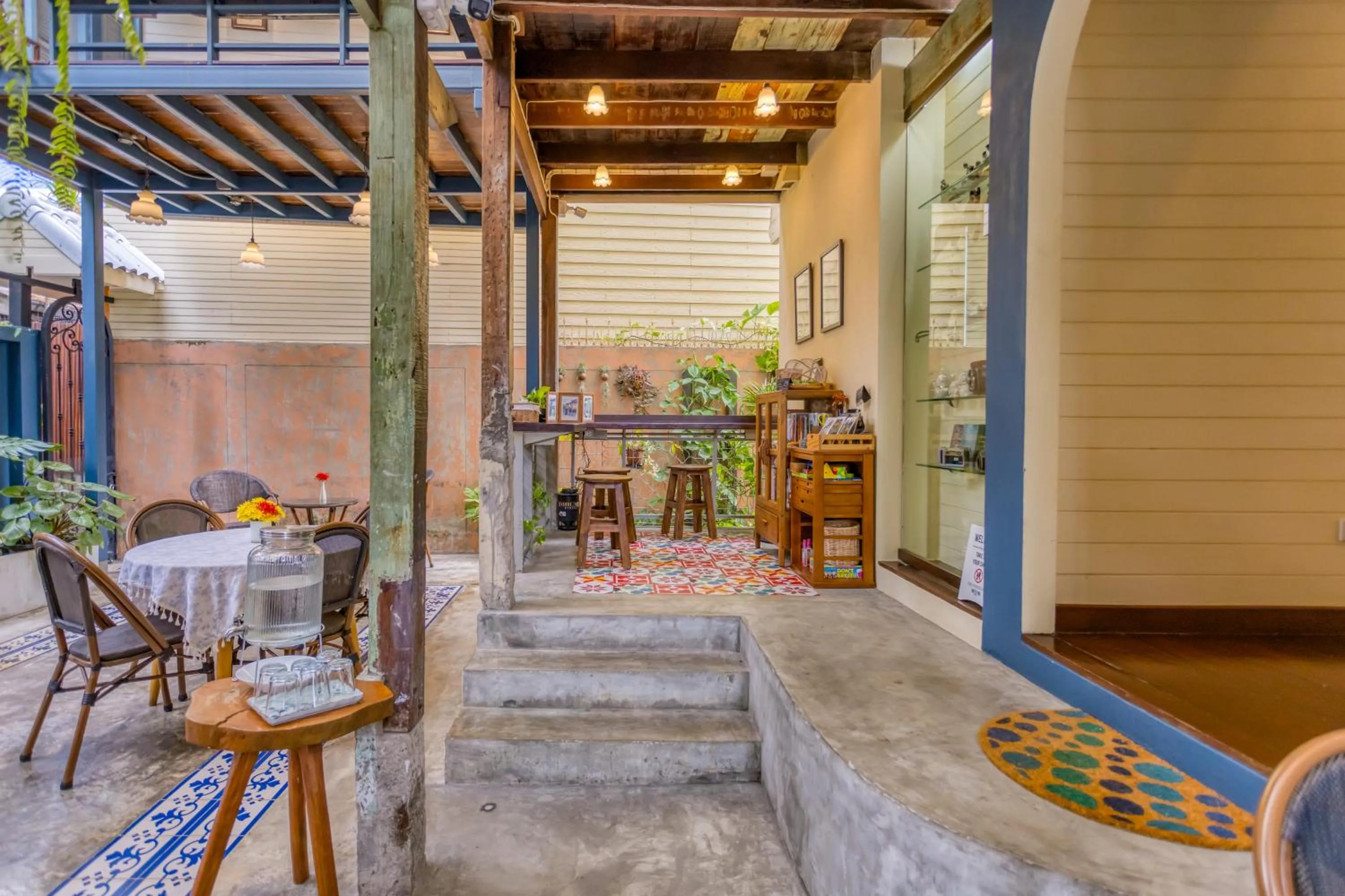 Inner courtyard view in Priya Boutique House