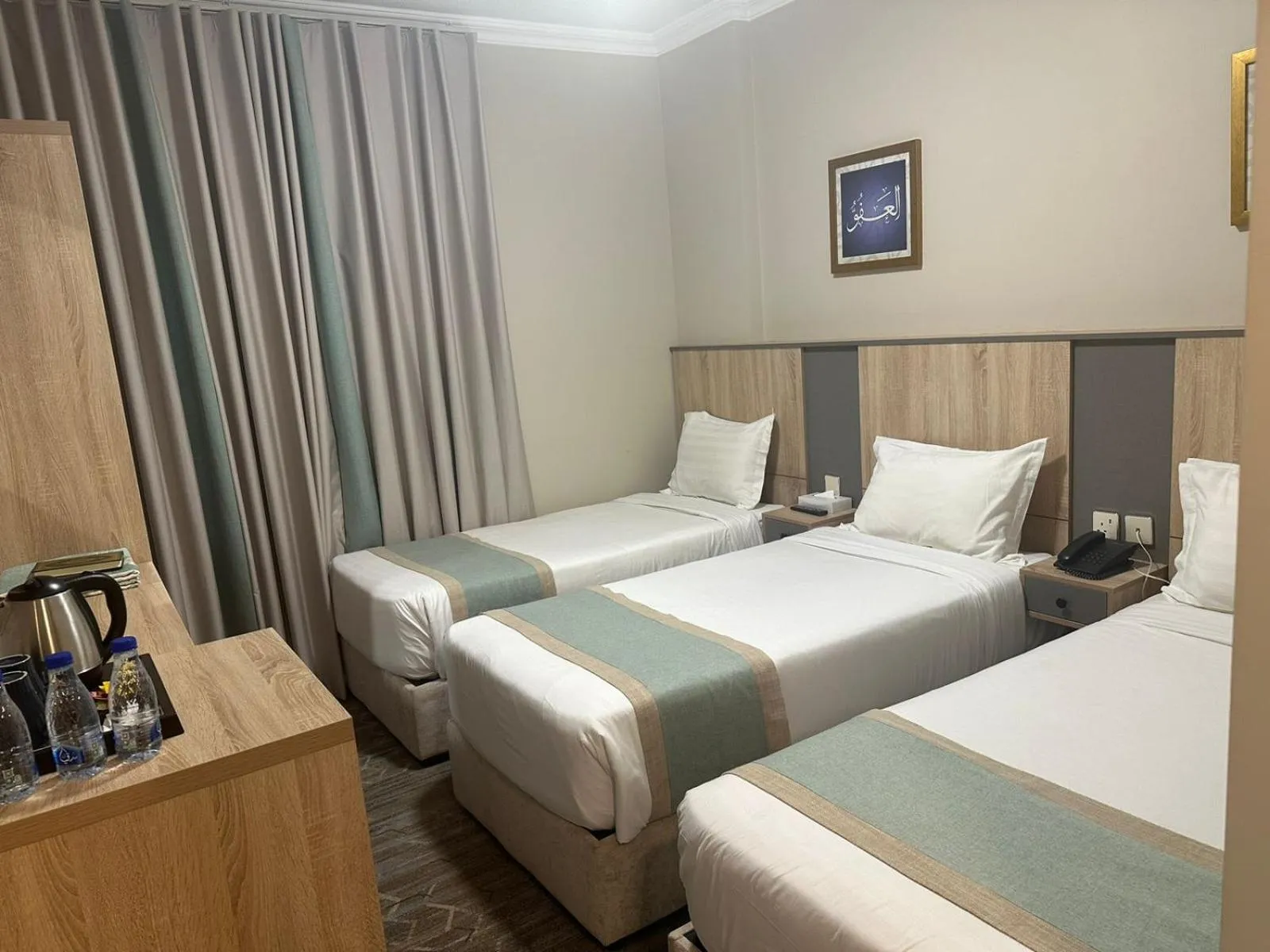 Bed in Emaar Taiba Hotel