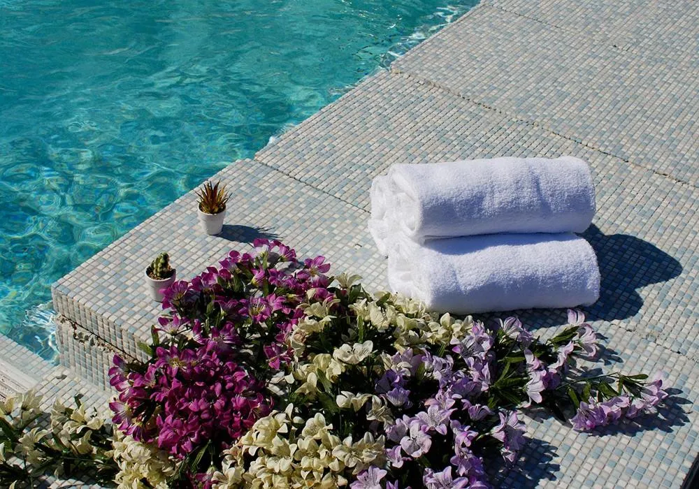 Swimming pool in Hotel Villa Carolina