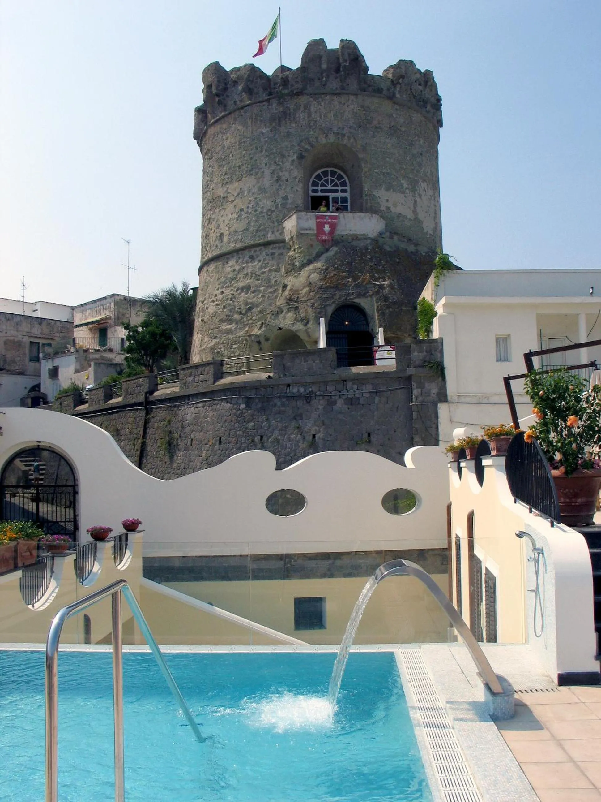 Swimming pool in Hotel Villa Carolina