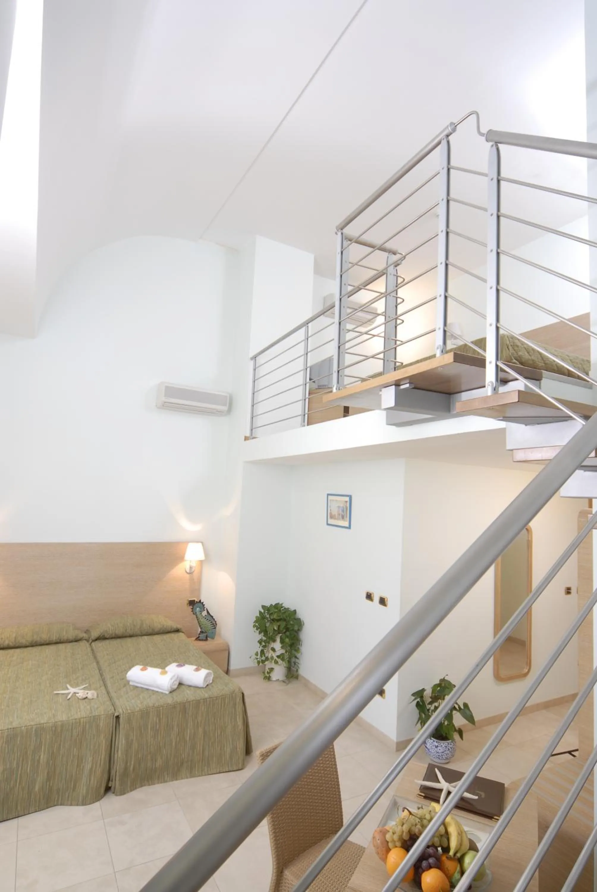 Bed in Hotel Villa Carolina