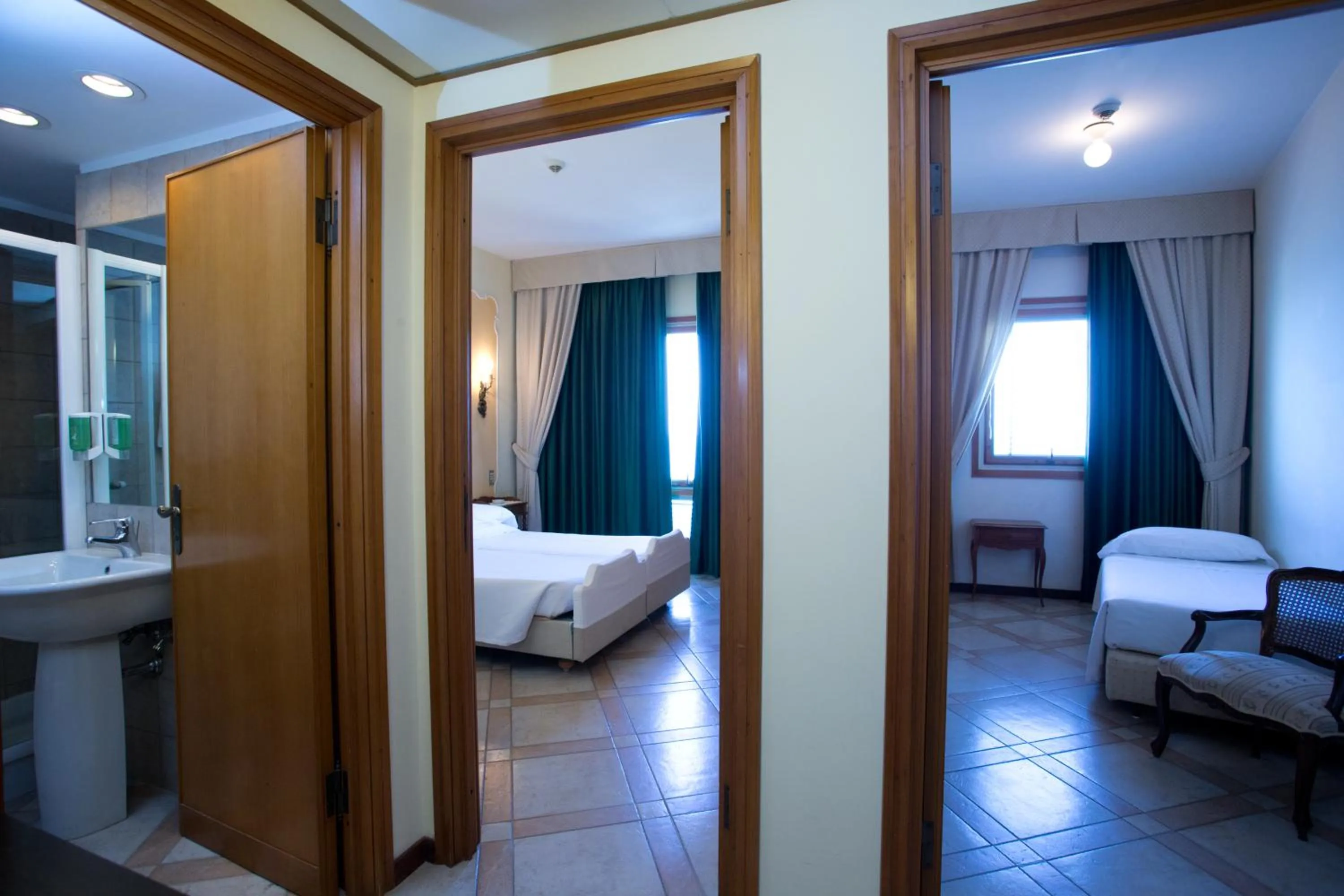 Photo of the whole room, Bed in Hotel Ristorante Maga Circe