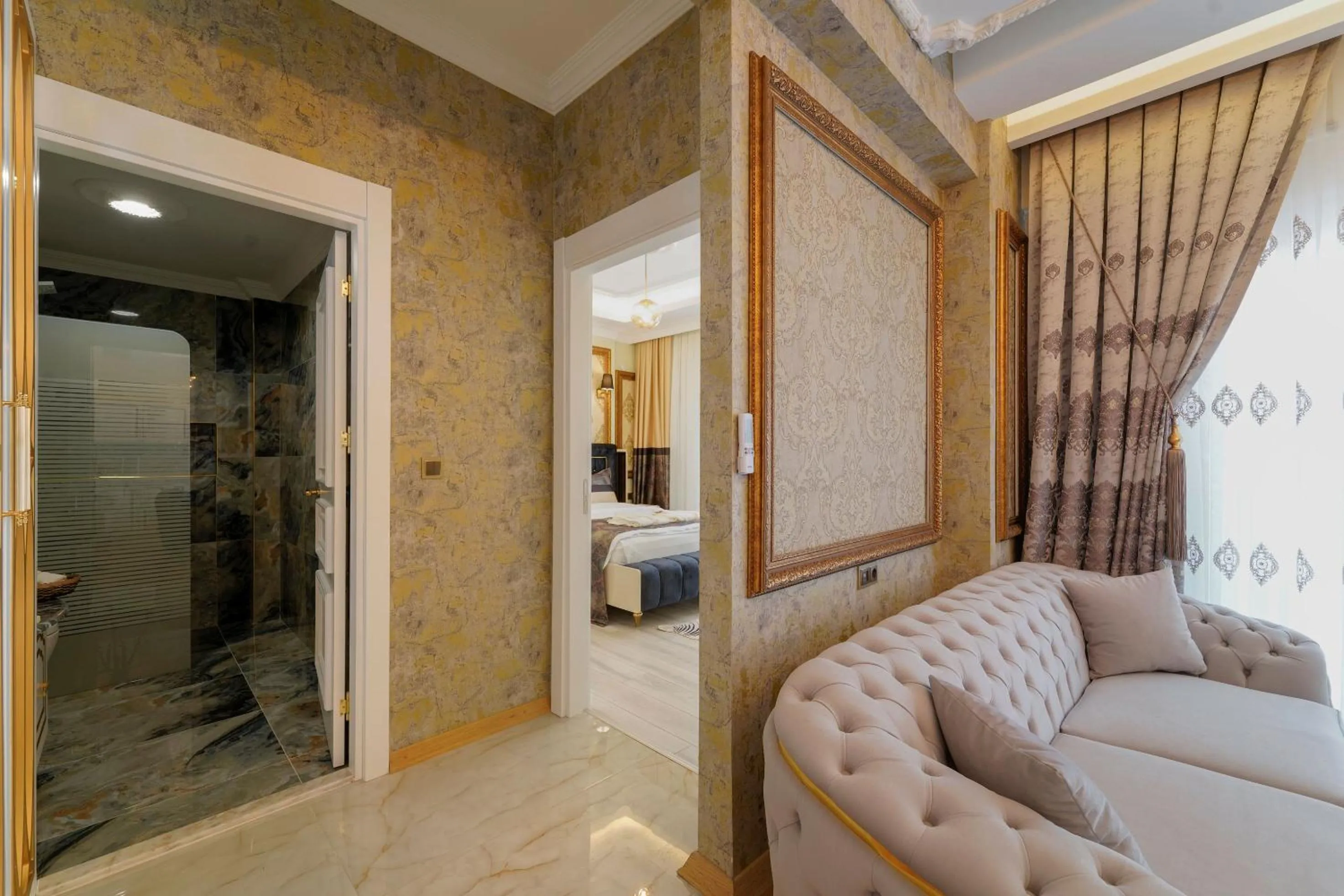 Decorative detail, Bed in Pearl of Cappadocia