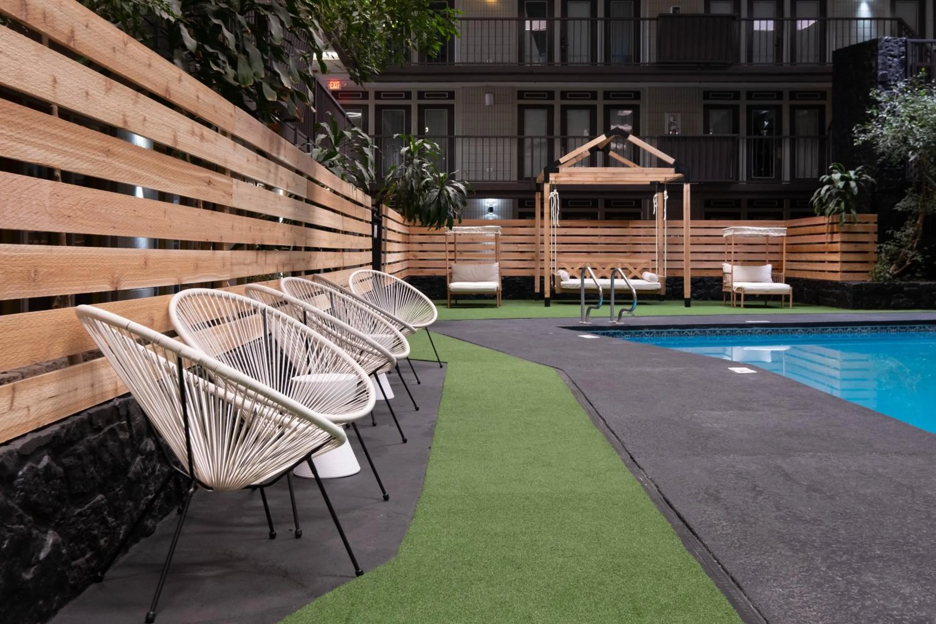 Pool view in The Westerner - Extended Stay