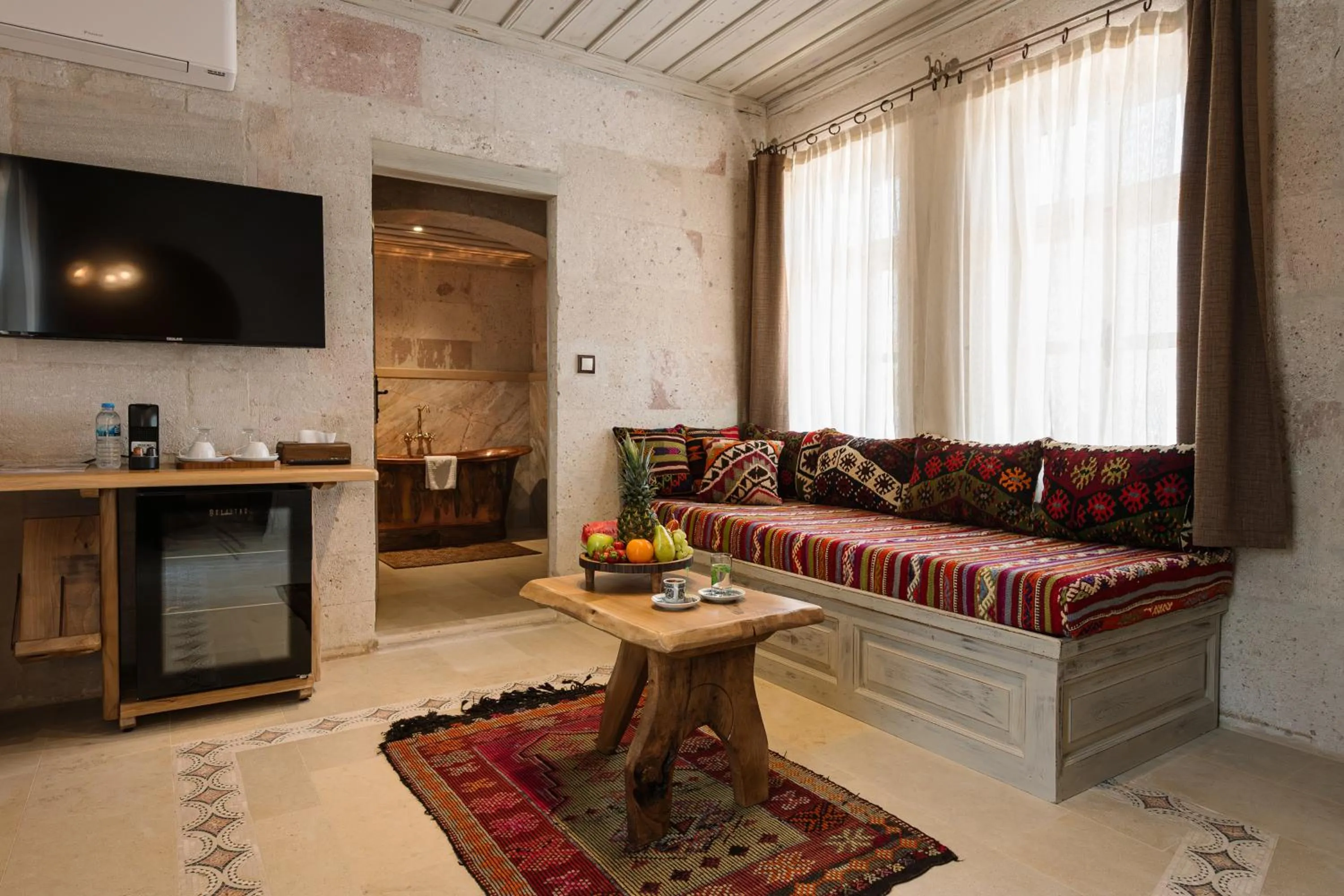 Seating area in Cappadocia Cave Suites Adult Only