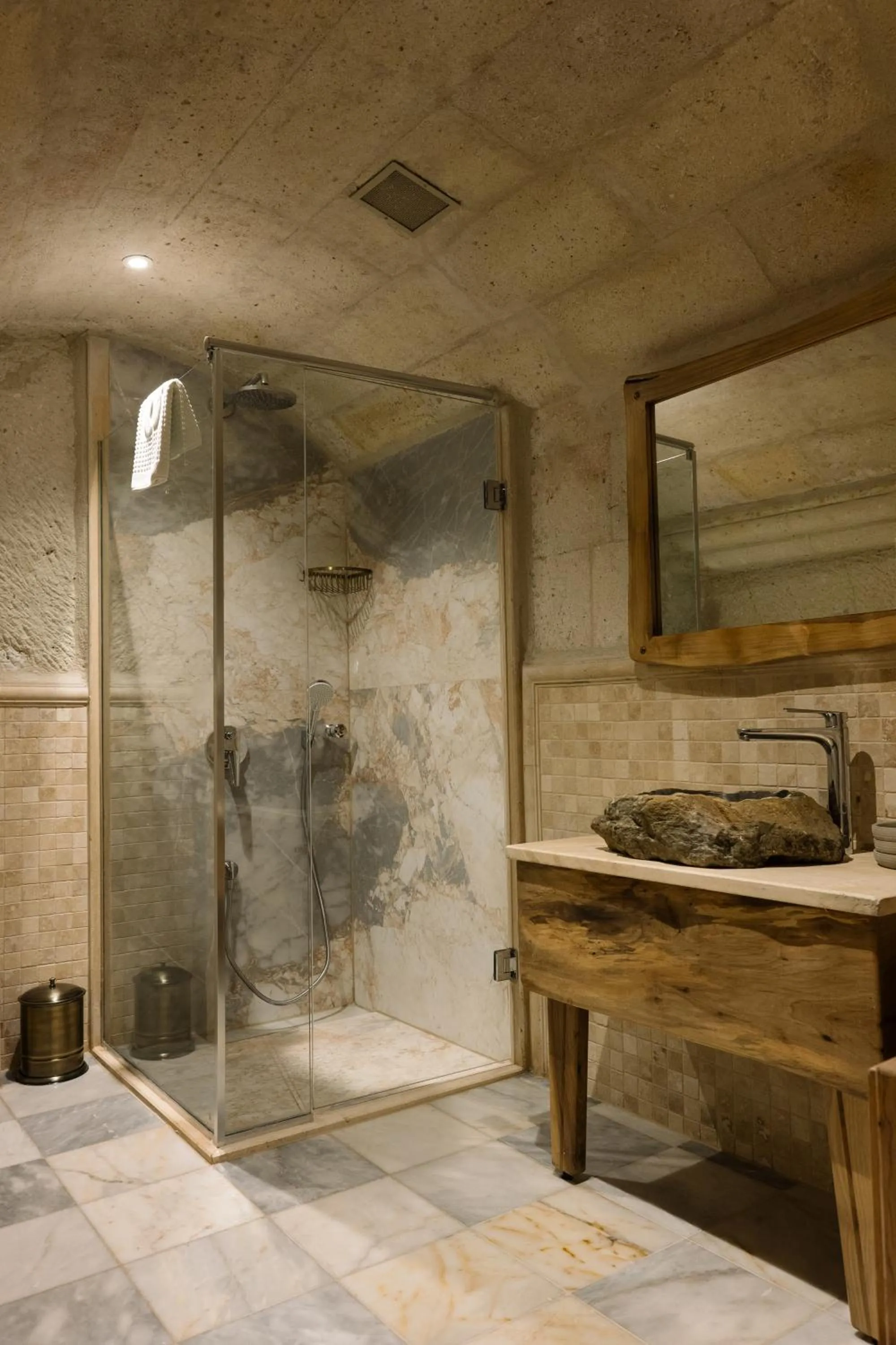 Shower in Cappadocia Cave Suites Adult Only